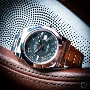 Rolex Datejust II 41mm Black Roman Smooth Bezel – 116300