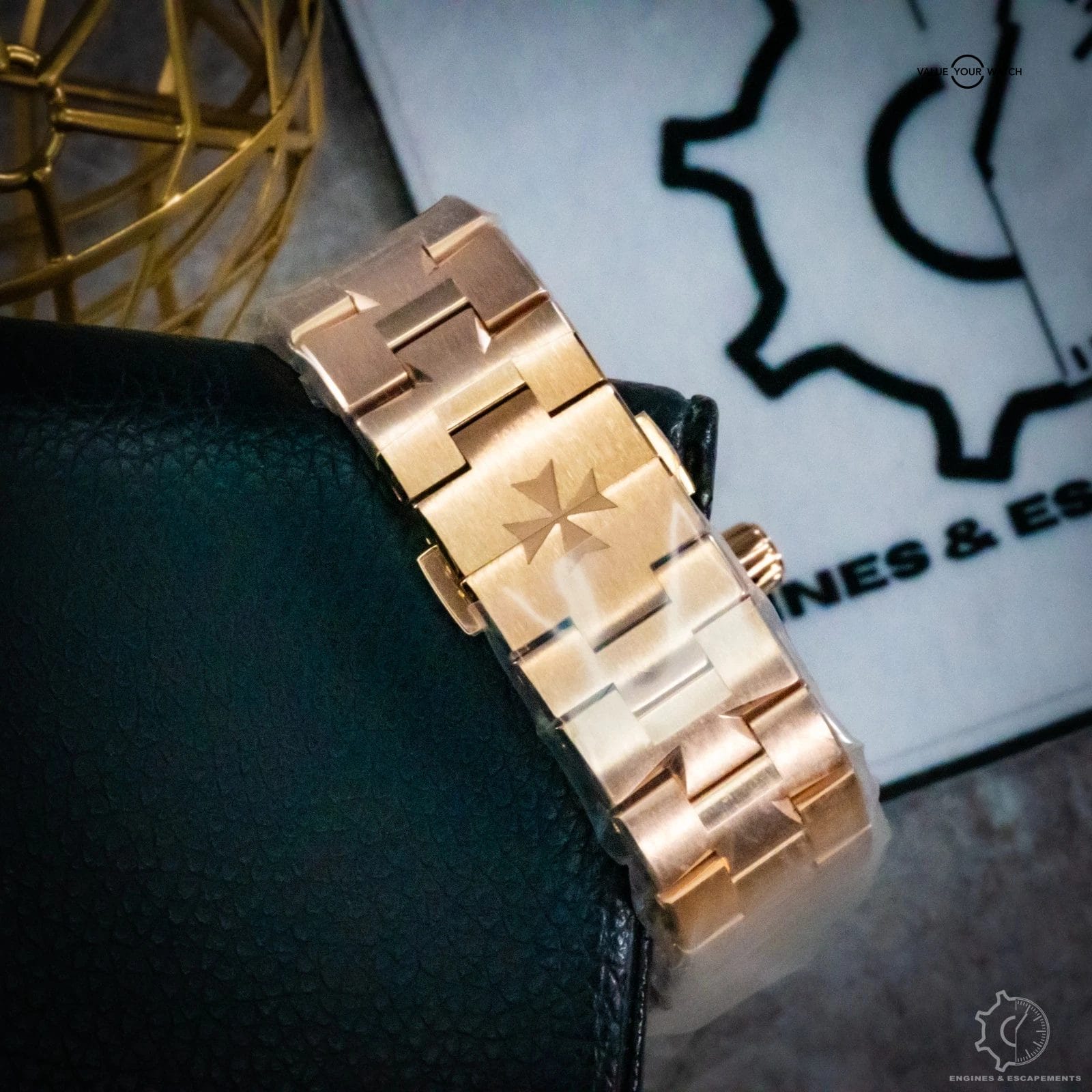 Vacheron Constantin Overseas Dual Time Green Dial Rose Gold 7920V Unworn BNIB - Image 3