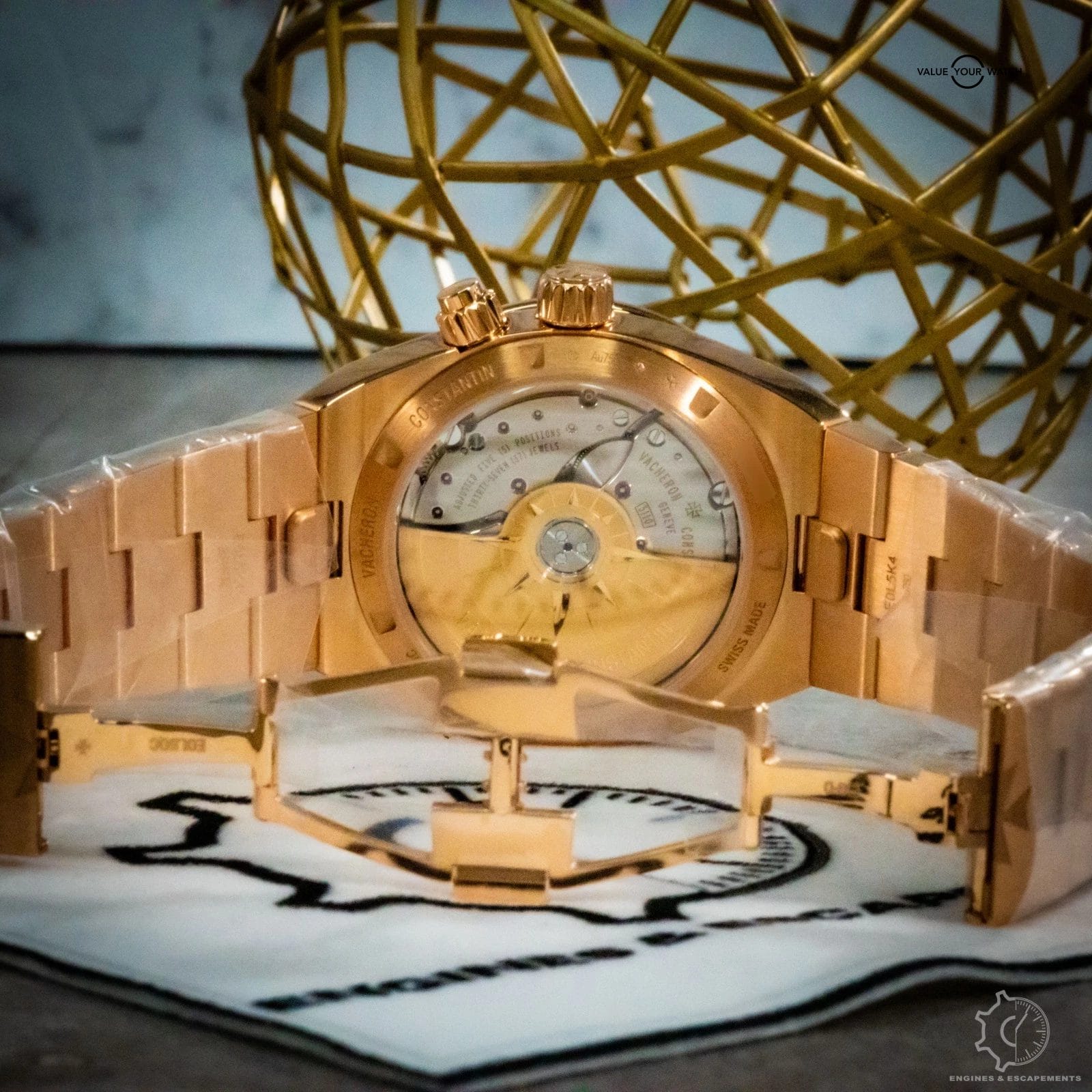 Vacheron Constantin Overseas Dual Time Green Dial Rose Gold 7920V Unworn BNIB - Image 6