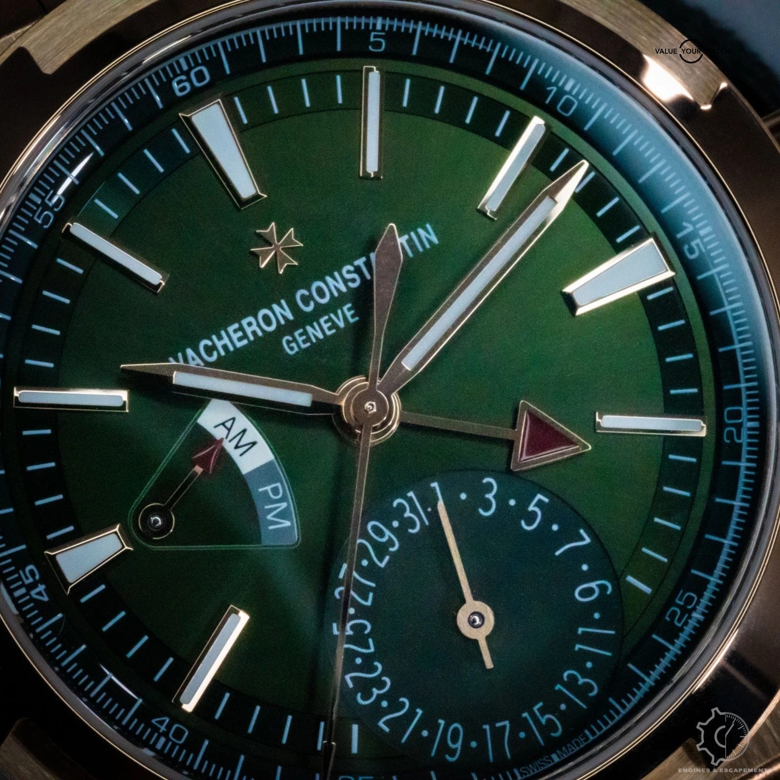 Vacheron Constantin Overseas Dual Time Green Dial Rose Gold 7920V Unworn BNIB - Image 10