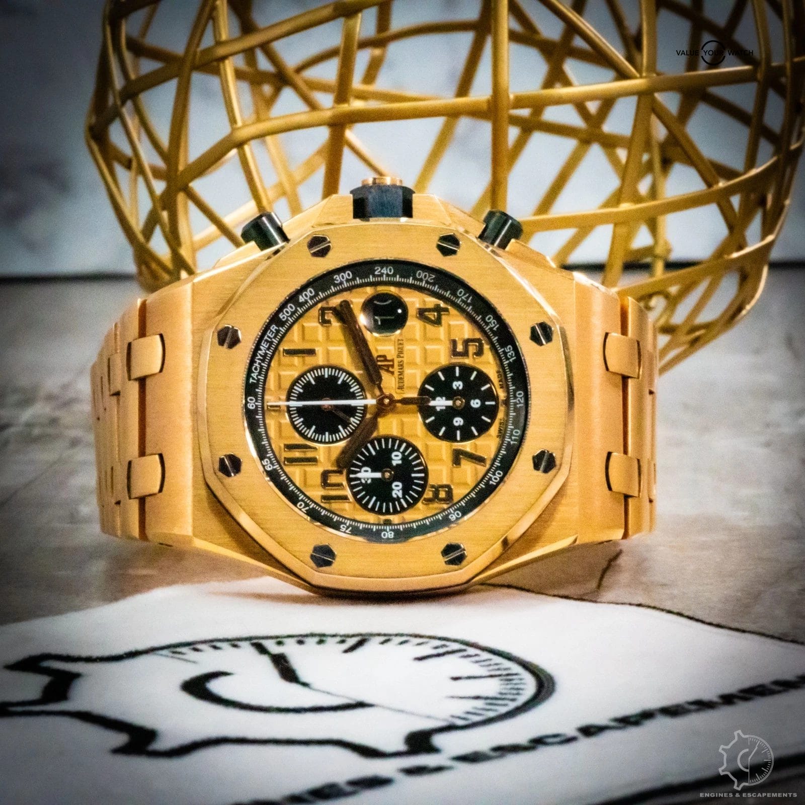Audemars Piguet Royal Oak "Brick" Gold Dial 26470OR - 26470OR.OO.1000OR.01 - Image 17