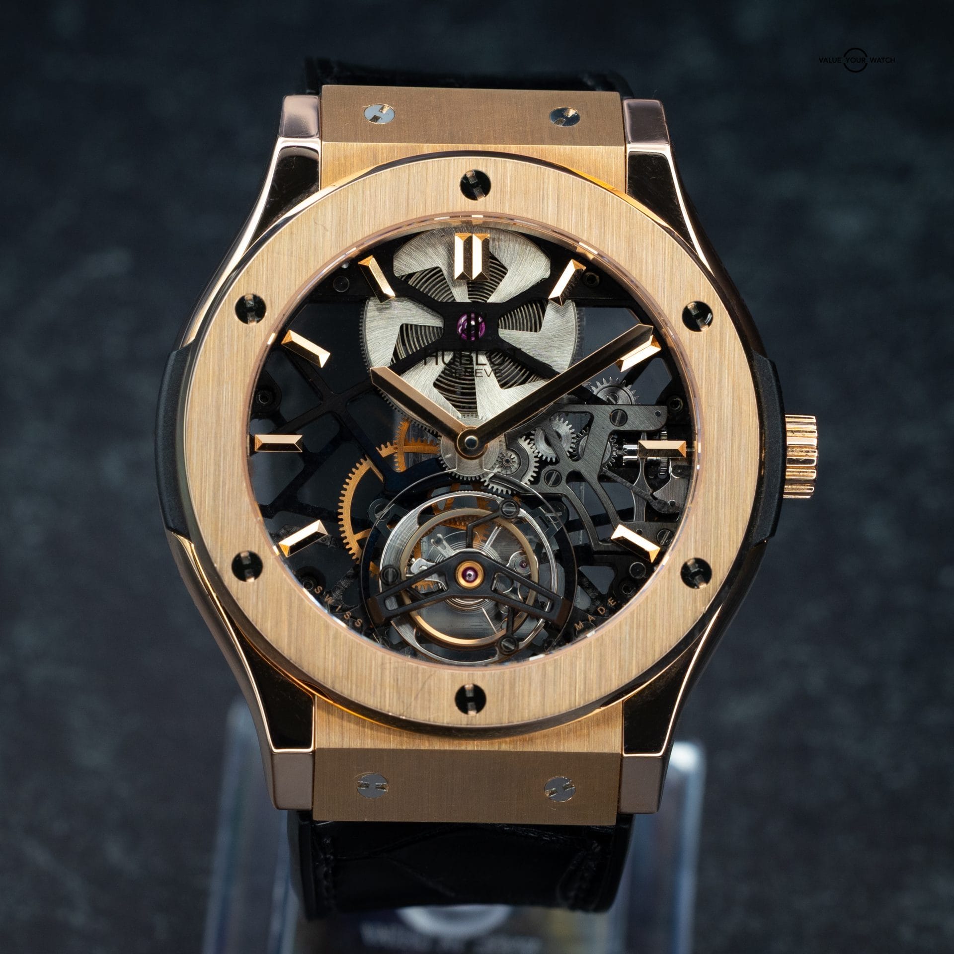 Hublot Classic Fusion Skeleton Tourbillon King Gold Ref. 505.OX.0180.LR - Image 17