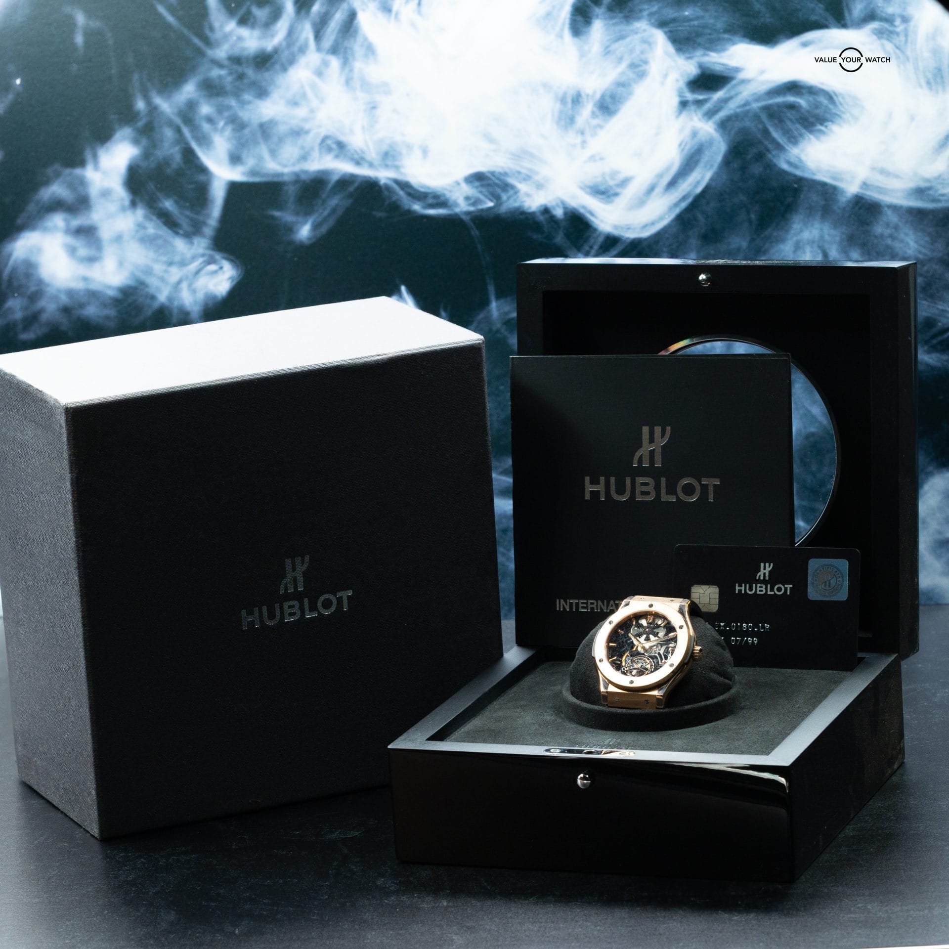 Hublot Classic Fusion Skeleton Tourbillon King Gold Ref. 505.OX.0180.LR - Image 16