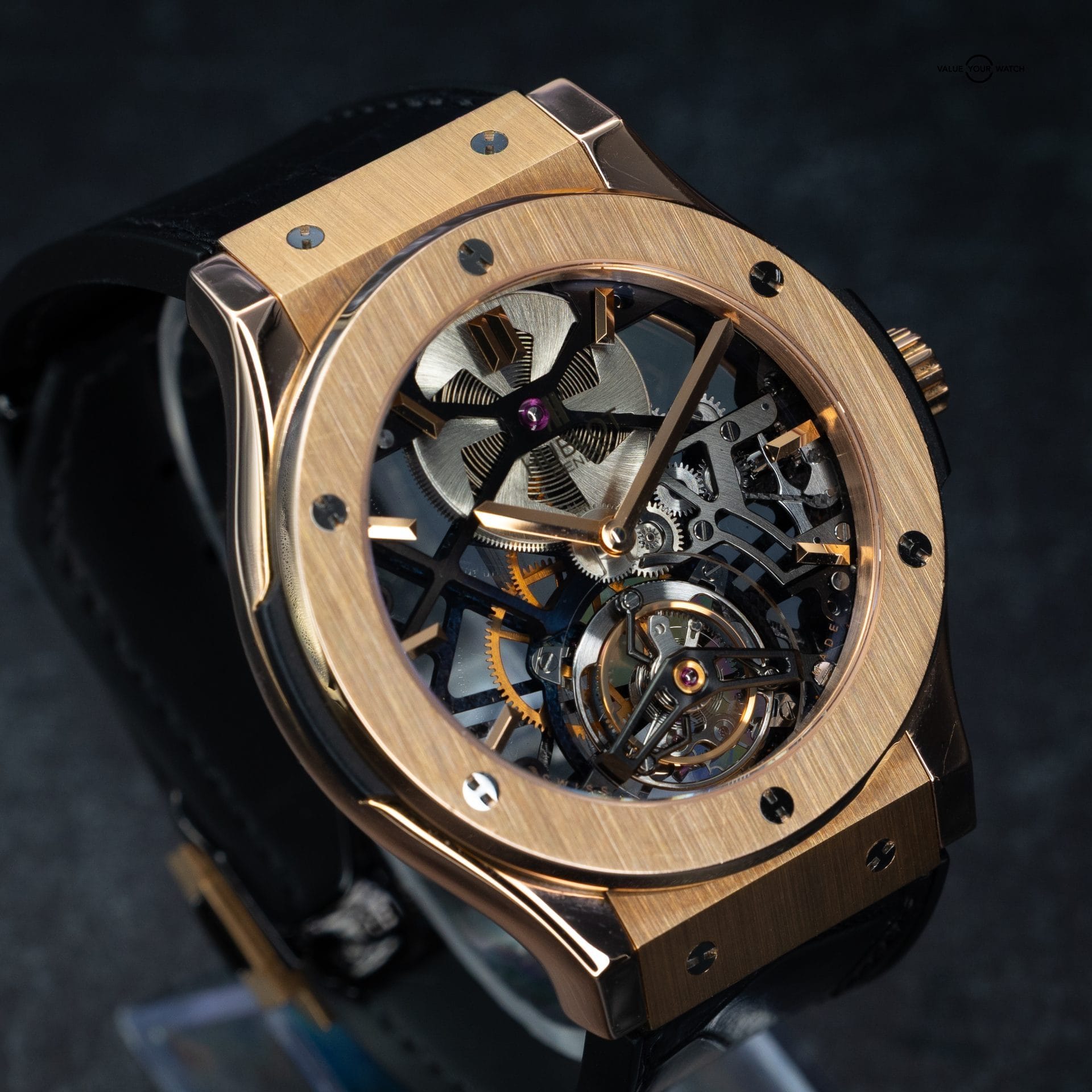 Hublot Classic Fusion Skeleton Tourbillon King Gold Ref. 505.OX.0180.LR - Image 14