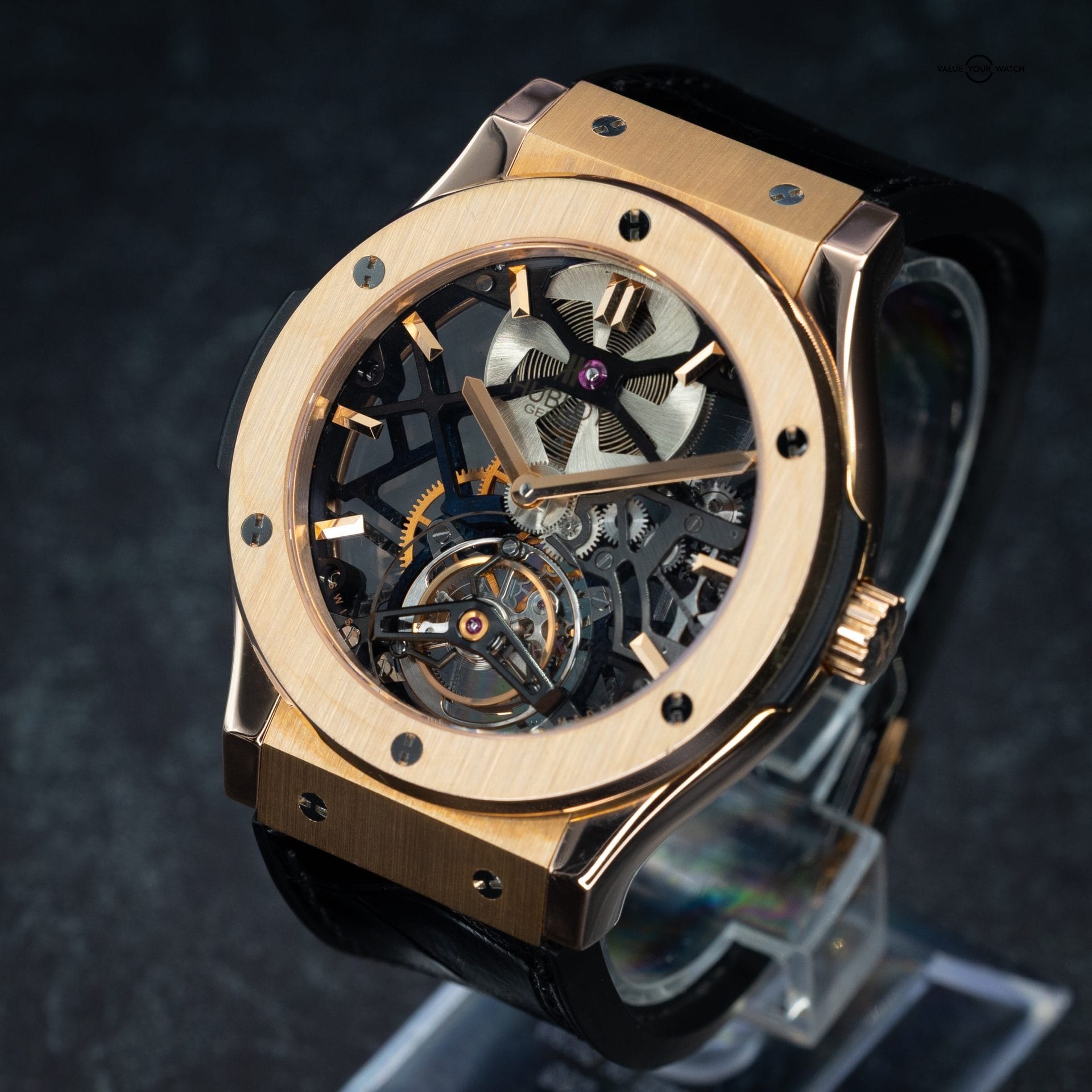 Hublot Classic Fusion Skeleton Tourbillon King Gold Ref. 505.OX.0180.LR - Image 13