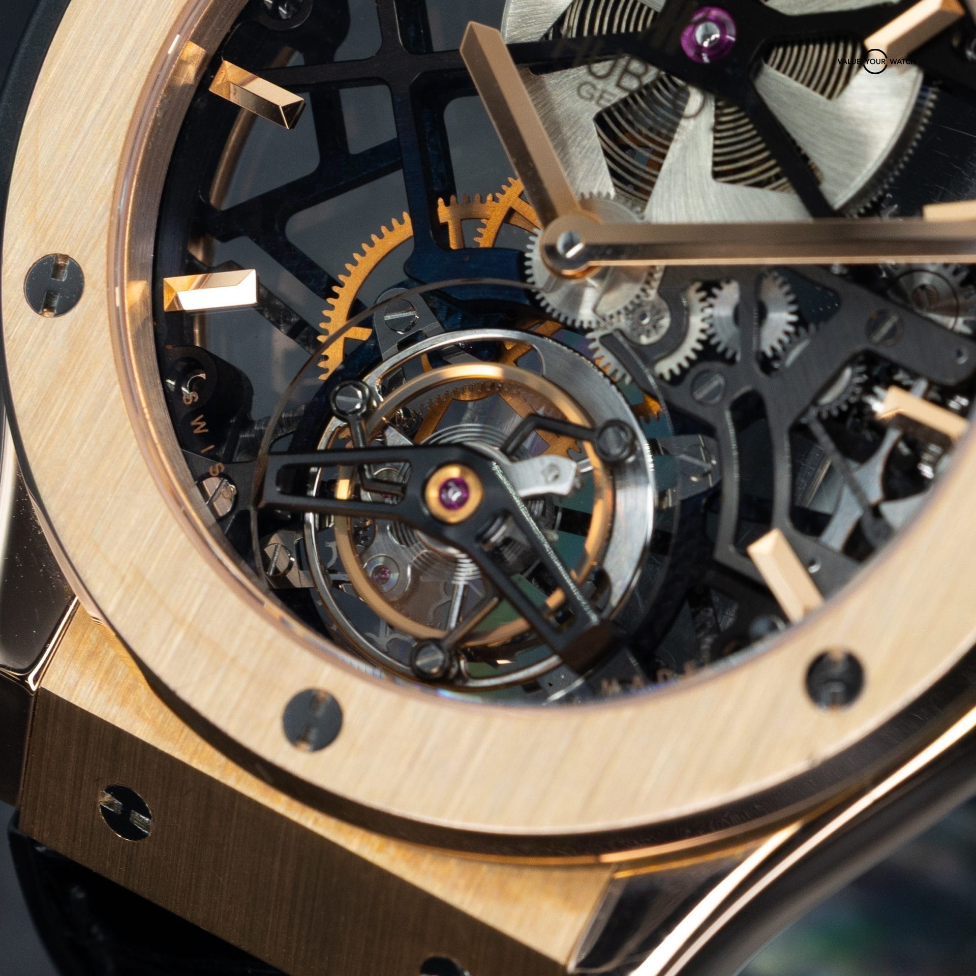 Hublot Classic Fusion Skeleton Tourbillon King Gold Ref. 505.OX.0180.LR - Image 12