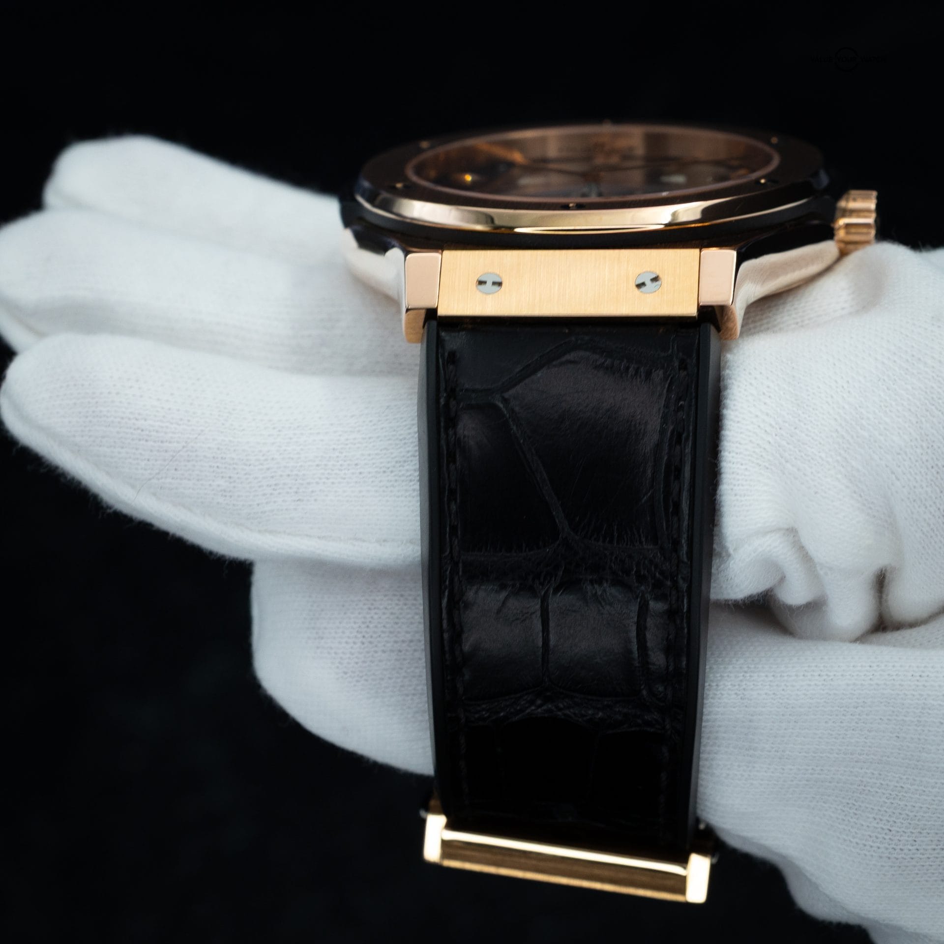 Hublot Classic Fusion Skeleton Tourbillon King Gold Ref. 505.OX.0180.LR - Image 9