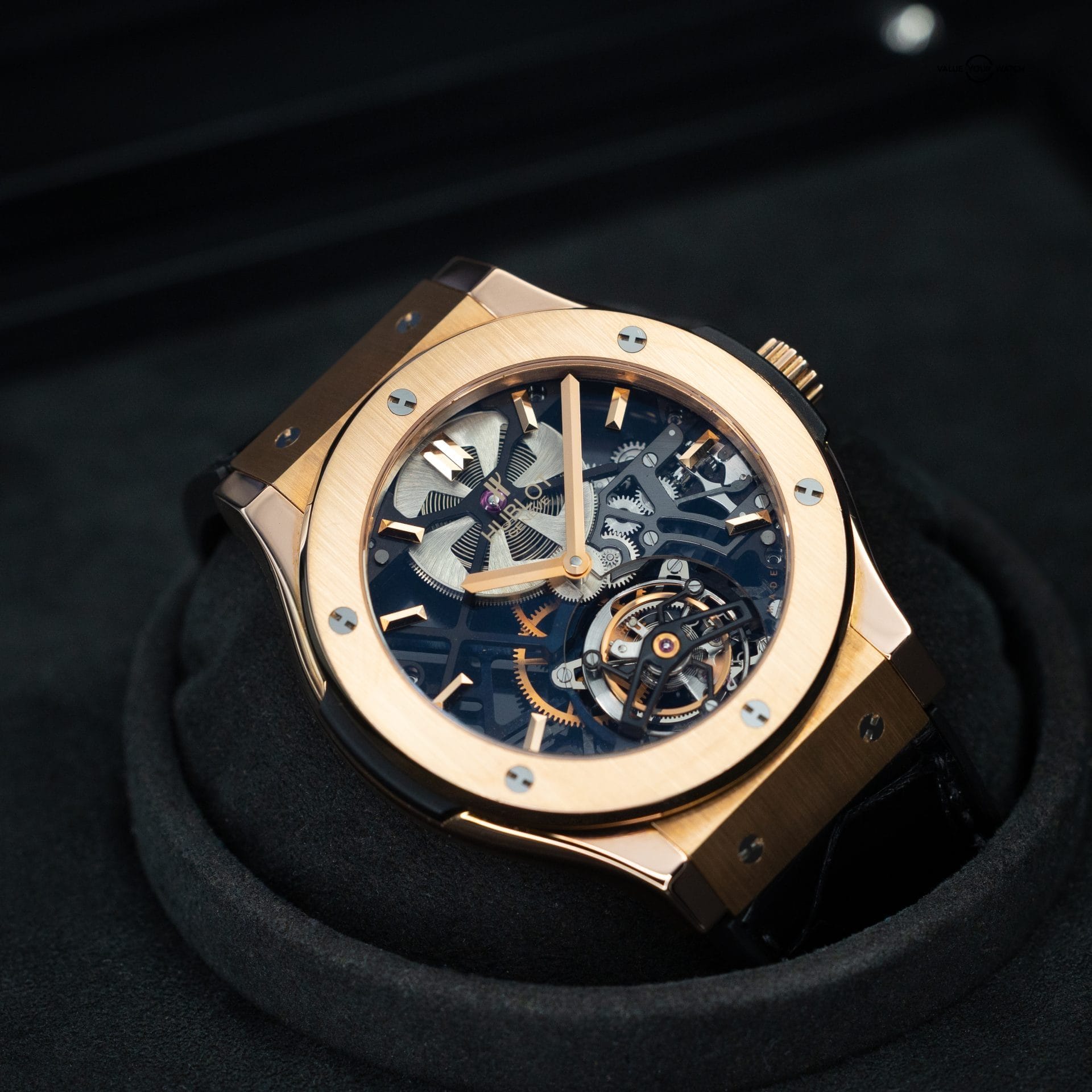 Hublot Classic Fusion Skeleton Tourbillon King Gold Ref. 505.OX.0180.LR - Image 4