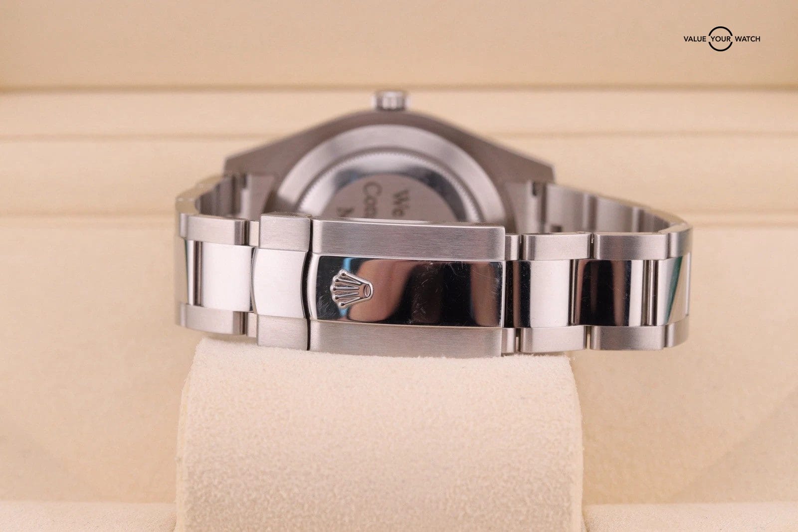 2015 Rolex Datejust II 41MM 116334 Fluted Bezel White Dial Stainless Steel - Image 9