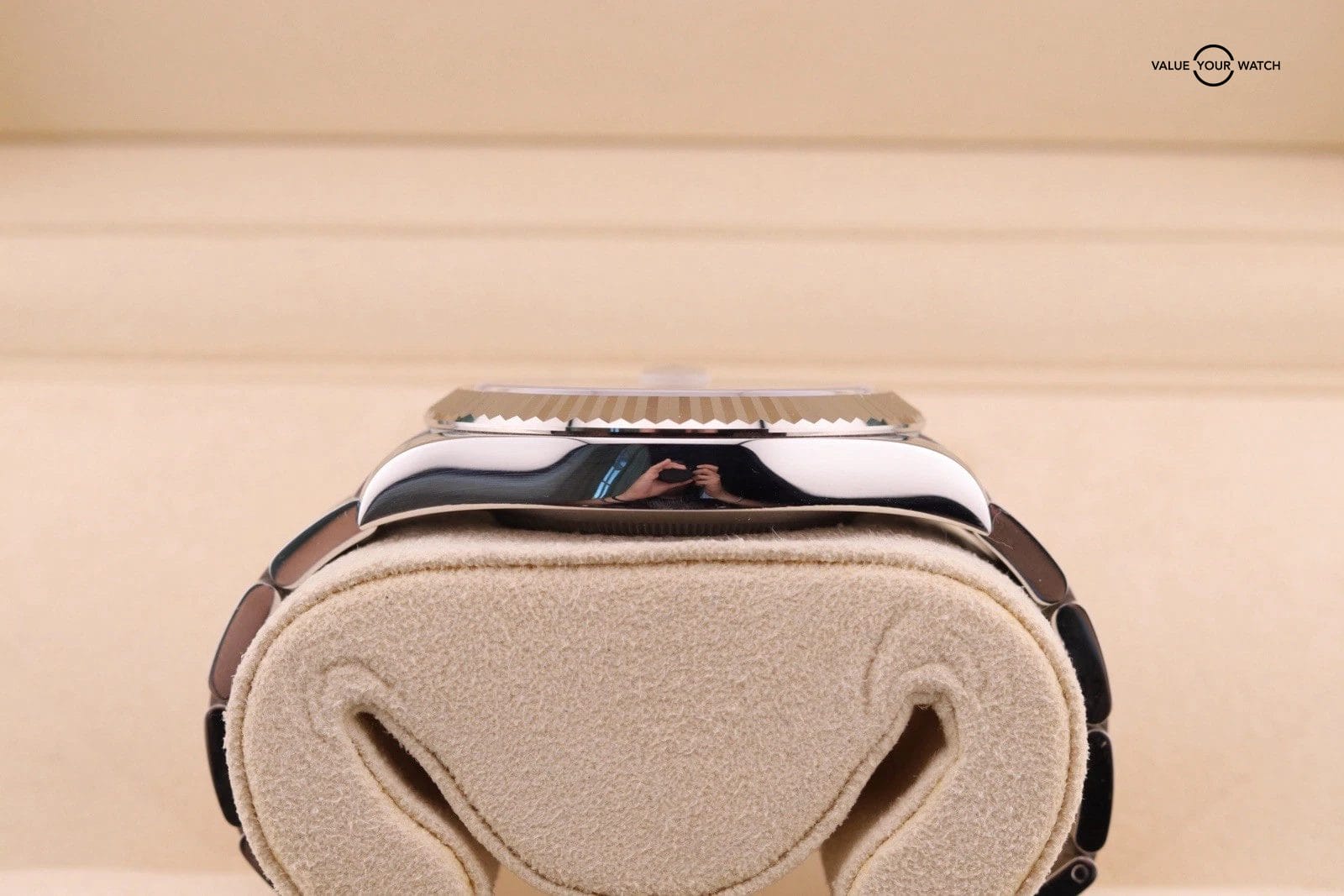 2015 Rolex Datejust II 41MM 116334 Fluted Bezel White Dial Stainless Steel - Image 10