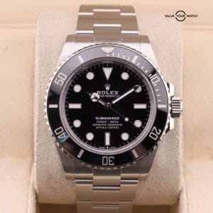 2024 Rolex Submariner 124060 41mm Black Ceramic No Date Steel Sport Dive Watch
