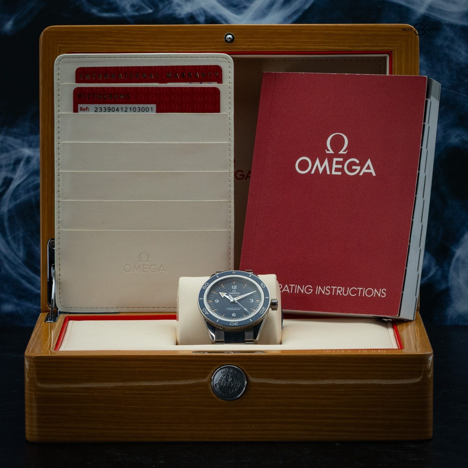 Omega Seamaster 300 Master Co-Axial Titanium 233.90.41.21.03.001 β Full Set β 2015 - Image 17