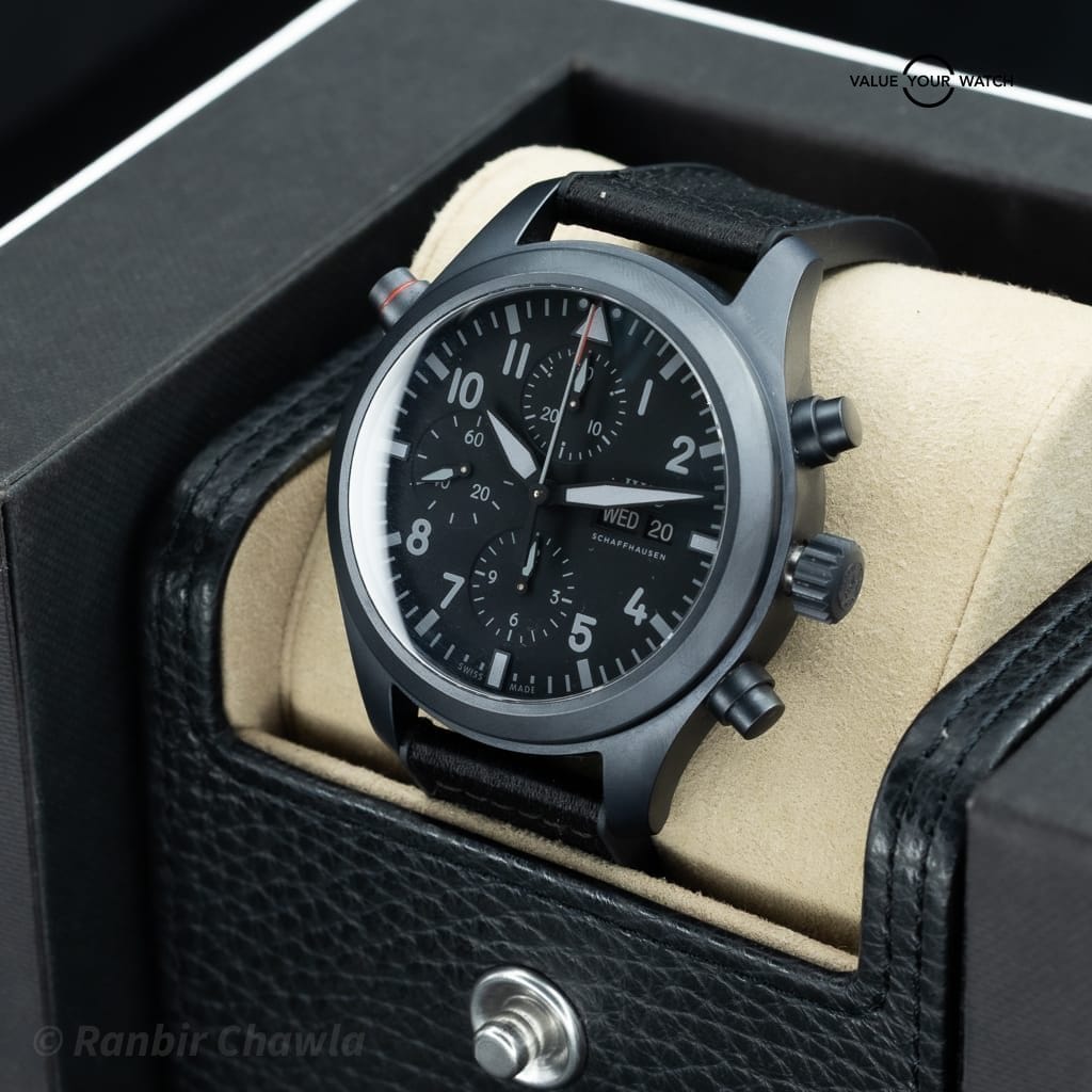 IWC Pilot’s Watch Double Chronograph Top Gun Ceratanium – Ref. IW371815 - Image 3