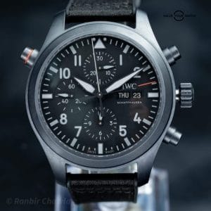 IWC Pilot’s Watch Double Chronograph Top Gun Ceratanium – Ref. IW371815