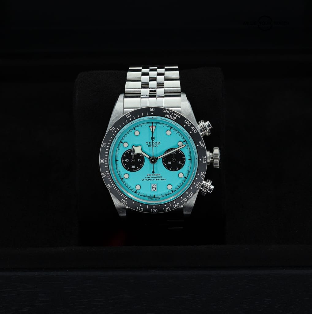 Tudor Black Bay Chrono โ Flamingo Blue Dial | Ref. M79360N-0024 - Image 16