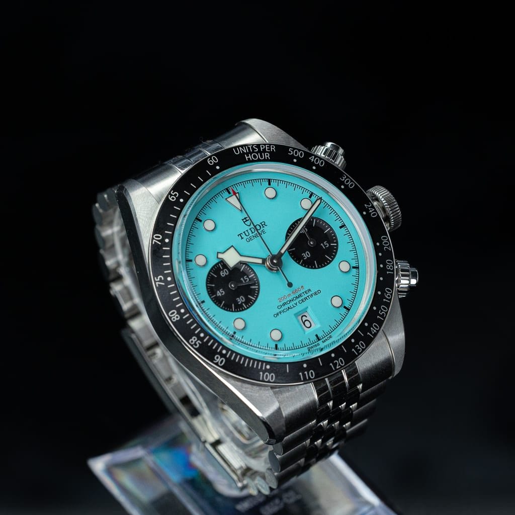 Tudor Black Bay Chrono โ Flamingo Blue Dial | Ref. M79360N-0024 - Image 12
