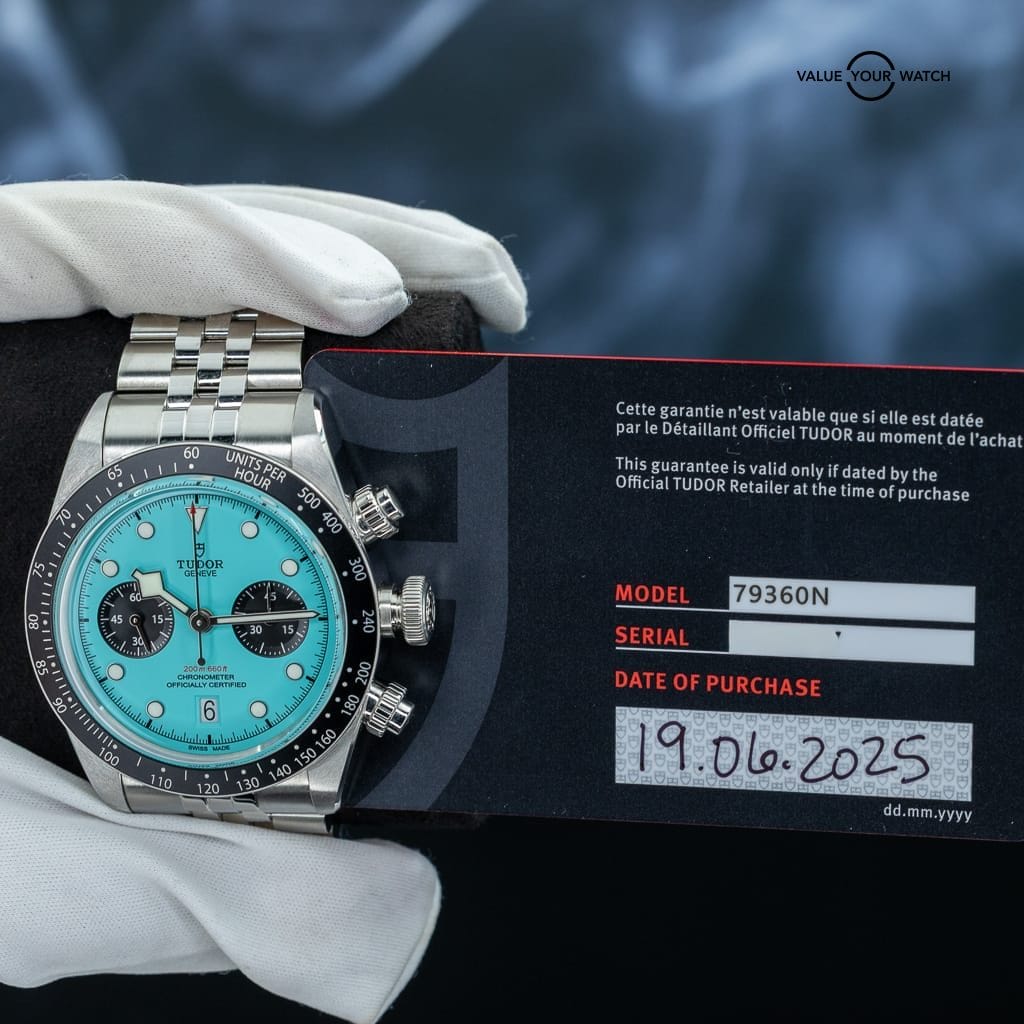 Tudor Black Bay Chrono โ Flamingo Blue Dial | Ref. M79360N-0024 - Image 4