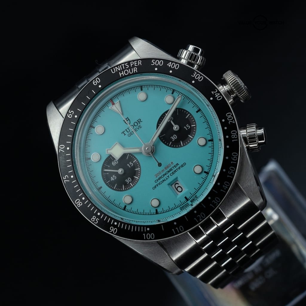Tudor Black Bay Chrono โ Flamingo Blue Dial | Ref. M79360N-0024 - Image 3