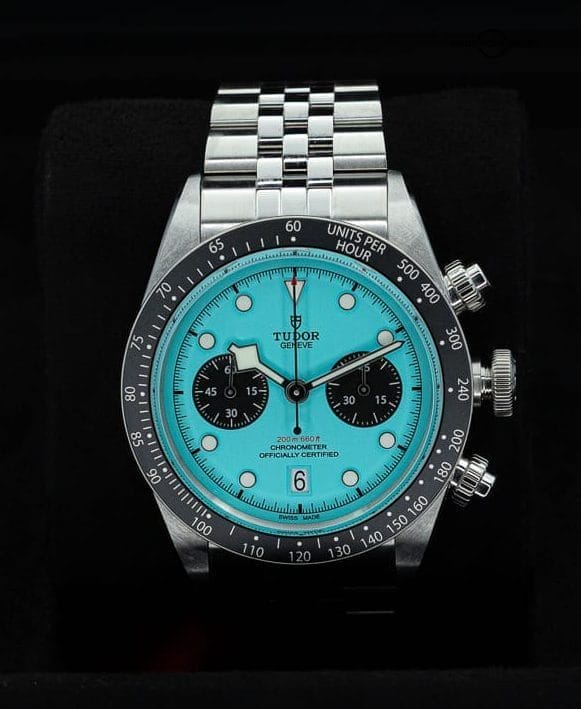 Tudor Black Bay Chrono โ Flamingo Blue Dial | Ref. M79360N-0024