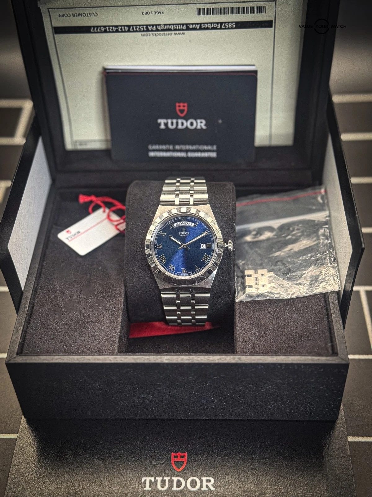 Tudor Royal Day-Date | Ref. M28600-0005 | Blue Dial | 41mm | Full Set - Image 10