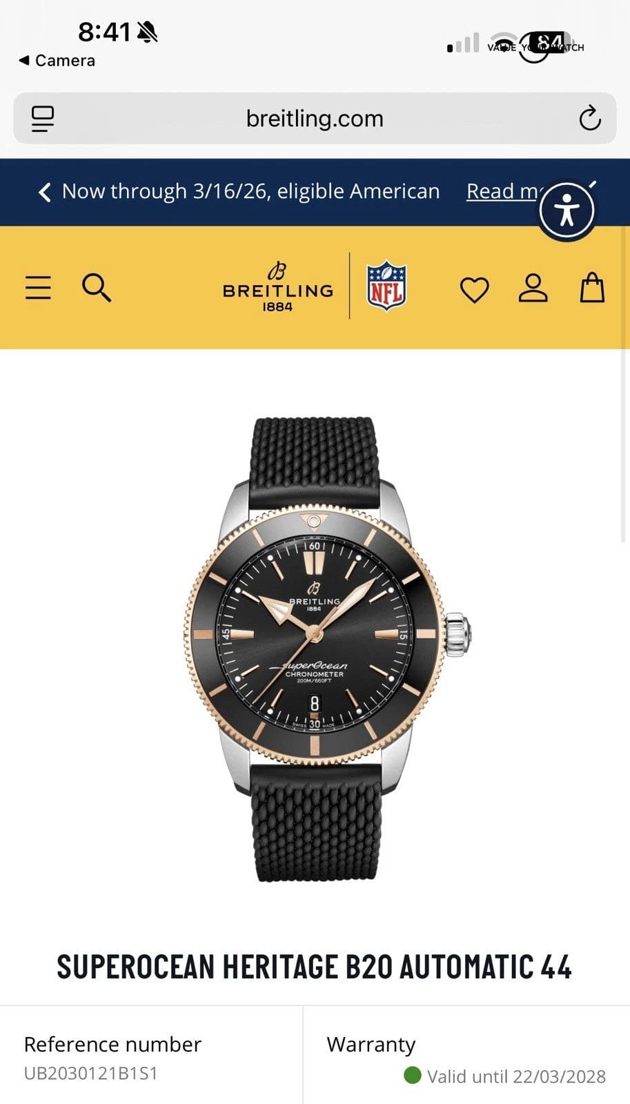 Breitling Superocean Heritage II Rose Gold B20 Automatic 44 UB2030121B1S1 - Image 10