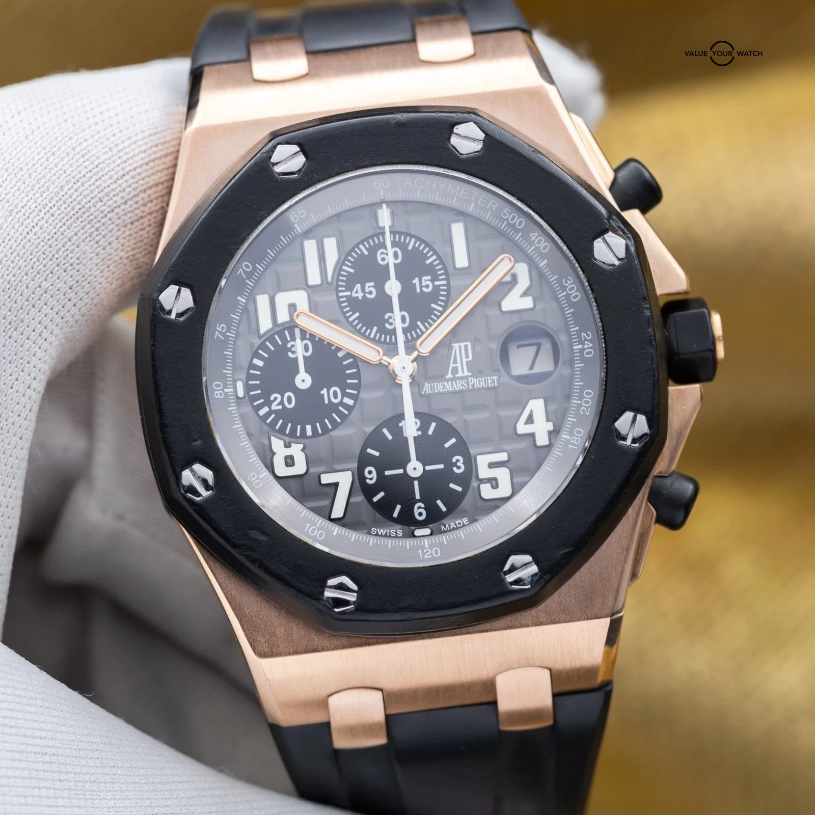 Audemars Piguet Royal Oak Offshore Chronograph 42mm Rubberclad 25940OK Full Set - Image 5