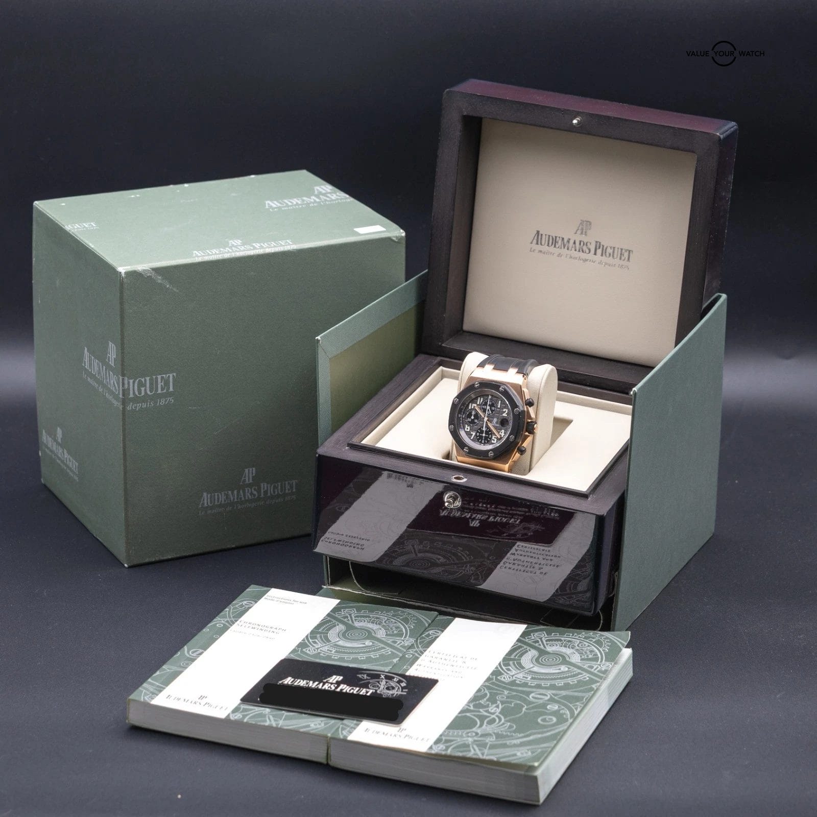 Audemars Piguet Royal Oak Offshore Chronograph 42mm Rubberclad 25940OK Full Set - Image 12