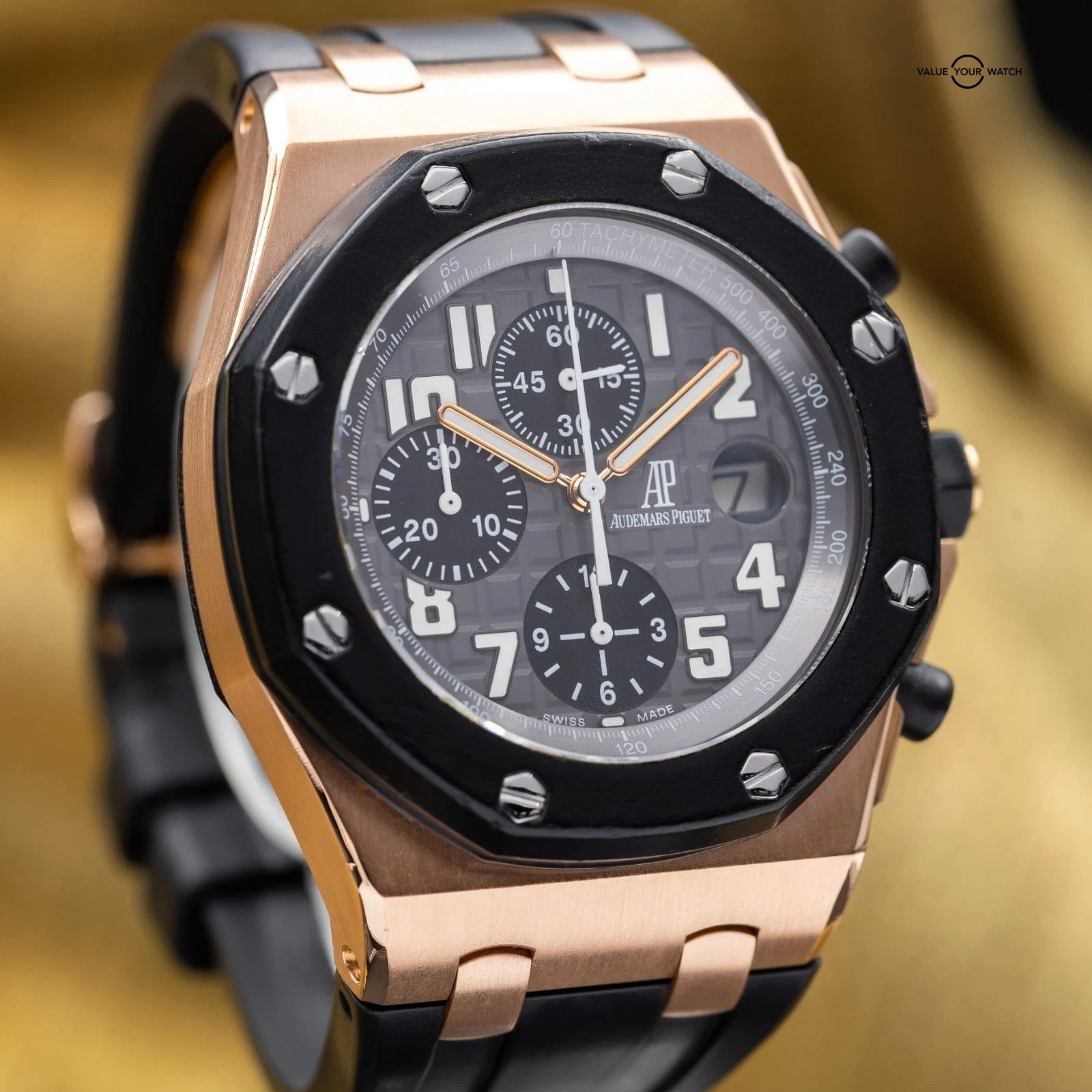 Audemars Piguet Royal Oak Offshore Chronograph 42mm Rubberclad 25940OK Full Set - Image 17