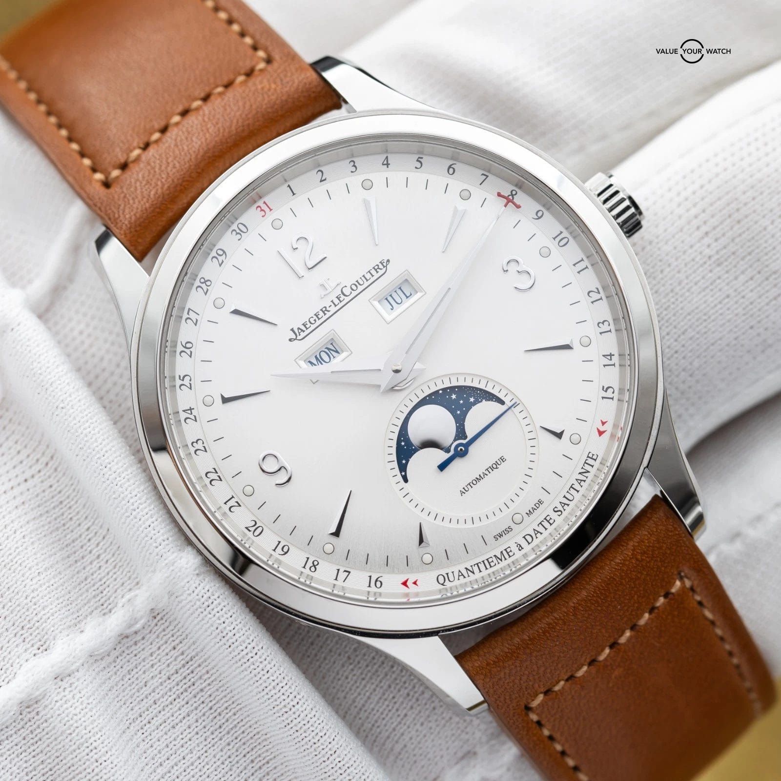 Jaeger-LeCoultre Master Control Calendar Silver Dial Q4148420 - Complete Set - Image 4