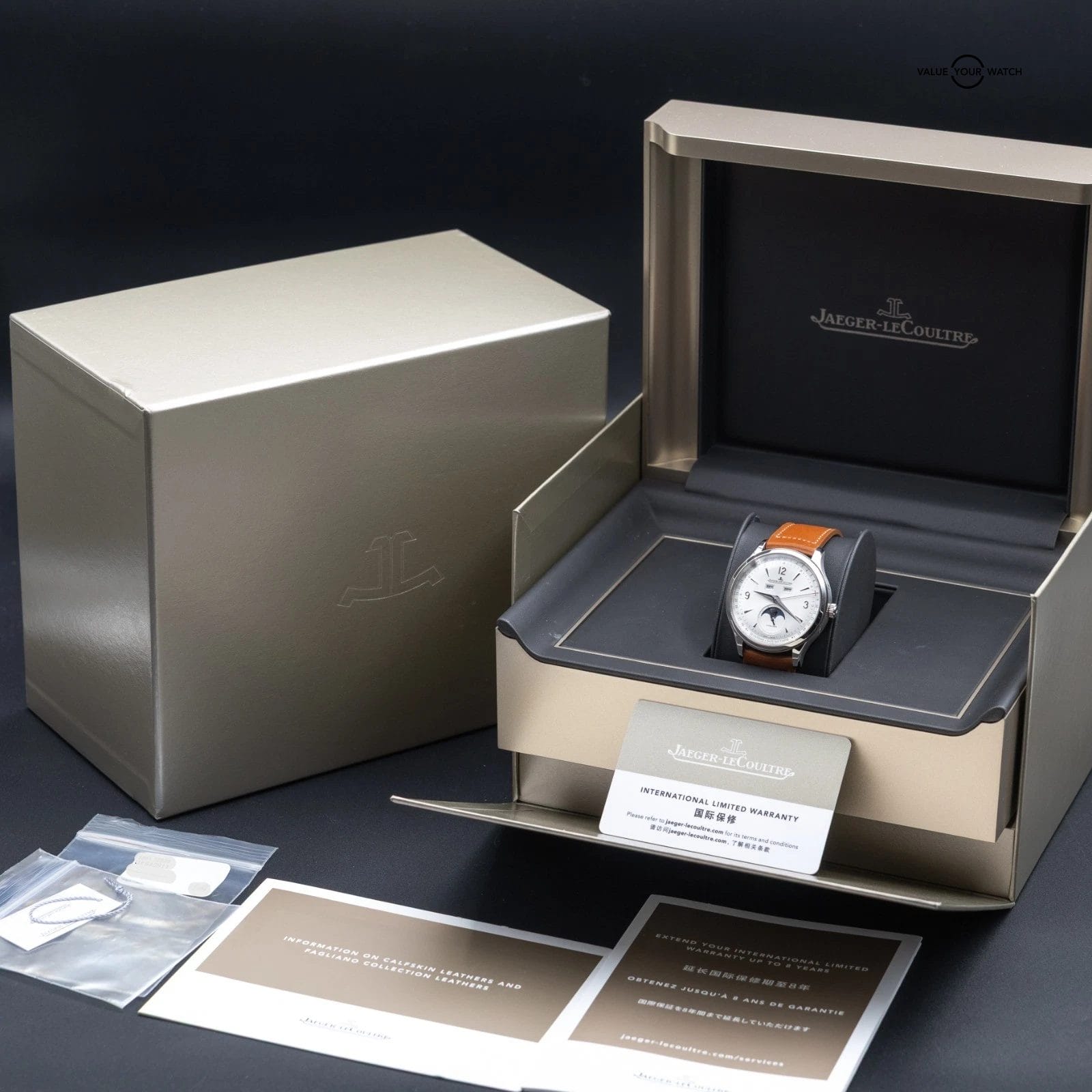 Jaeger-LeCoultre Master Control Calendar Silver Dial Q4148420 - Complete Set - Image 14