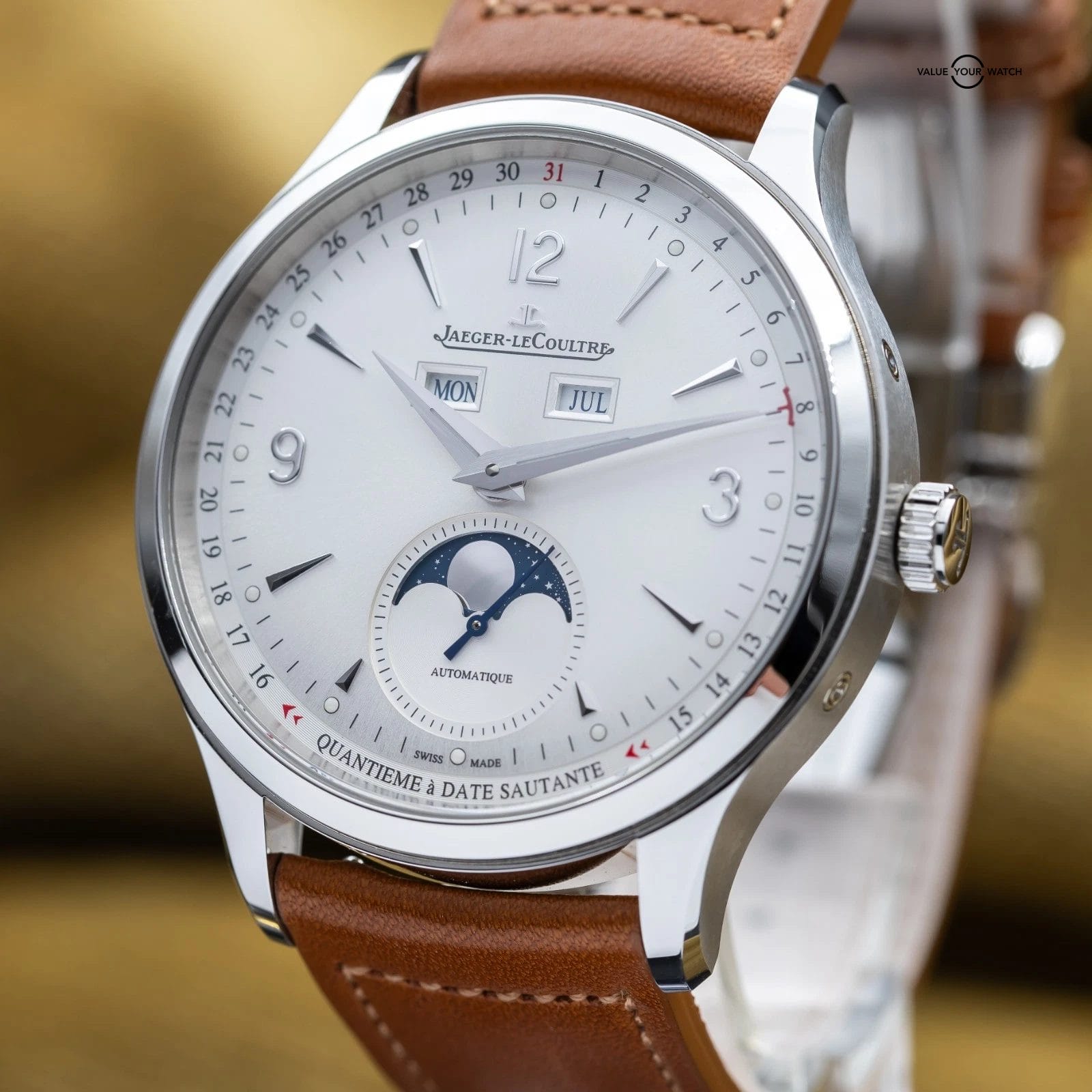 Jaeger-LeCoultre Master Control Calendar Silver Dial Q4148420 - Complete Set - Image 18