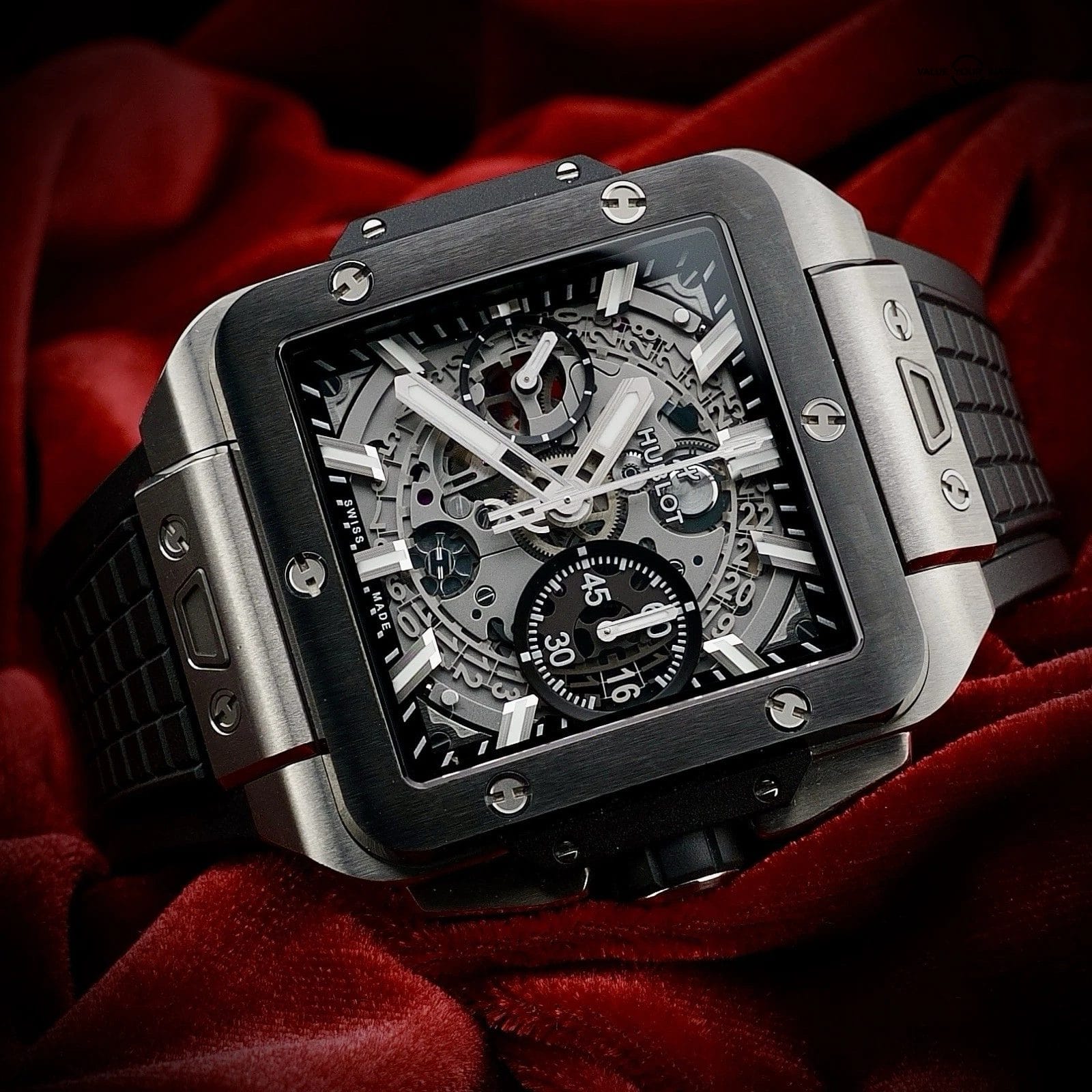 HUBLOT Square Bang Unico, Titanium Ceramic, 821.NM.0170.RX - Full Collector Set - Image 15