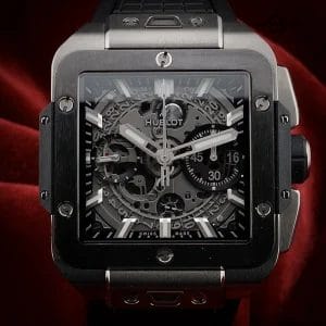 HUBLOT Square Bang Unico, Titanium Ceramic, 821.NM.0170.RX – Full Collector Set