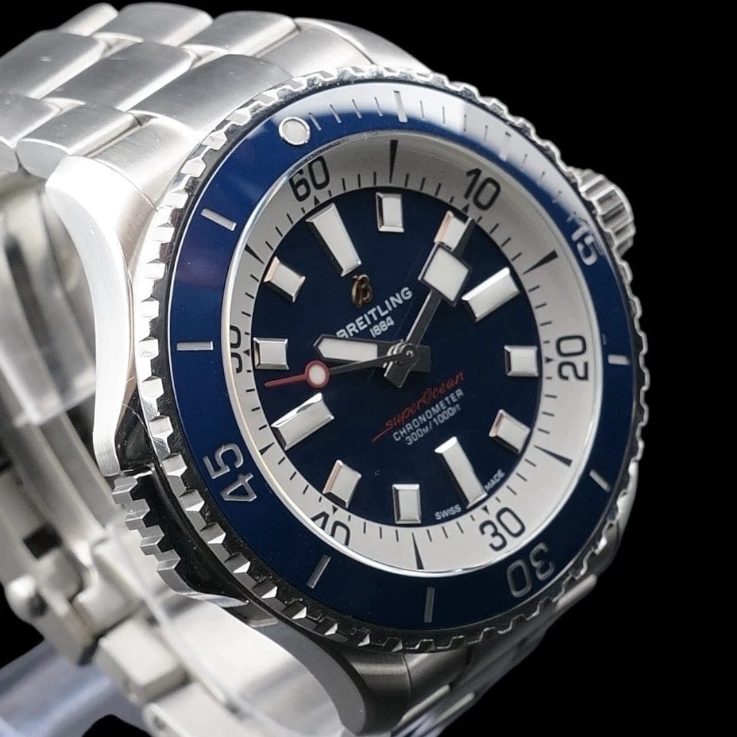 2023 Breitling SuperOcean A17378 Blue Dial 46mm - Warranty - Full Collector Set - Image 8