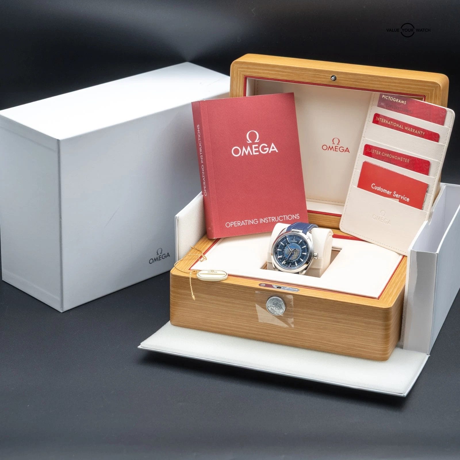 2023 Omega Seamaster Aqua Terra 150m Master Chronometer GMT - Complete Set - Image 13