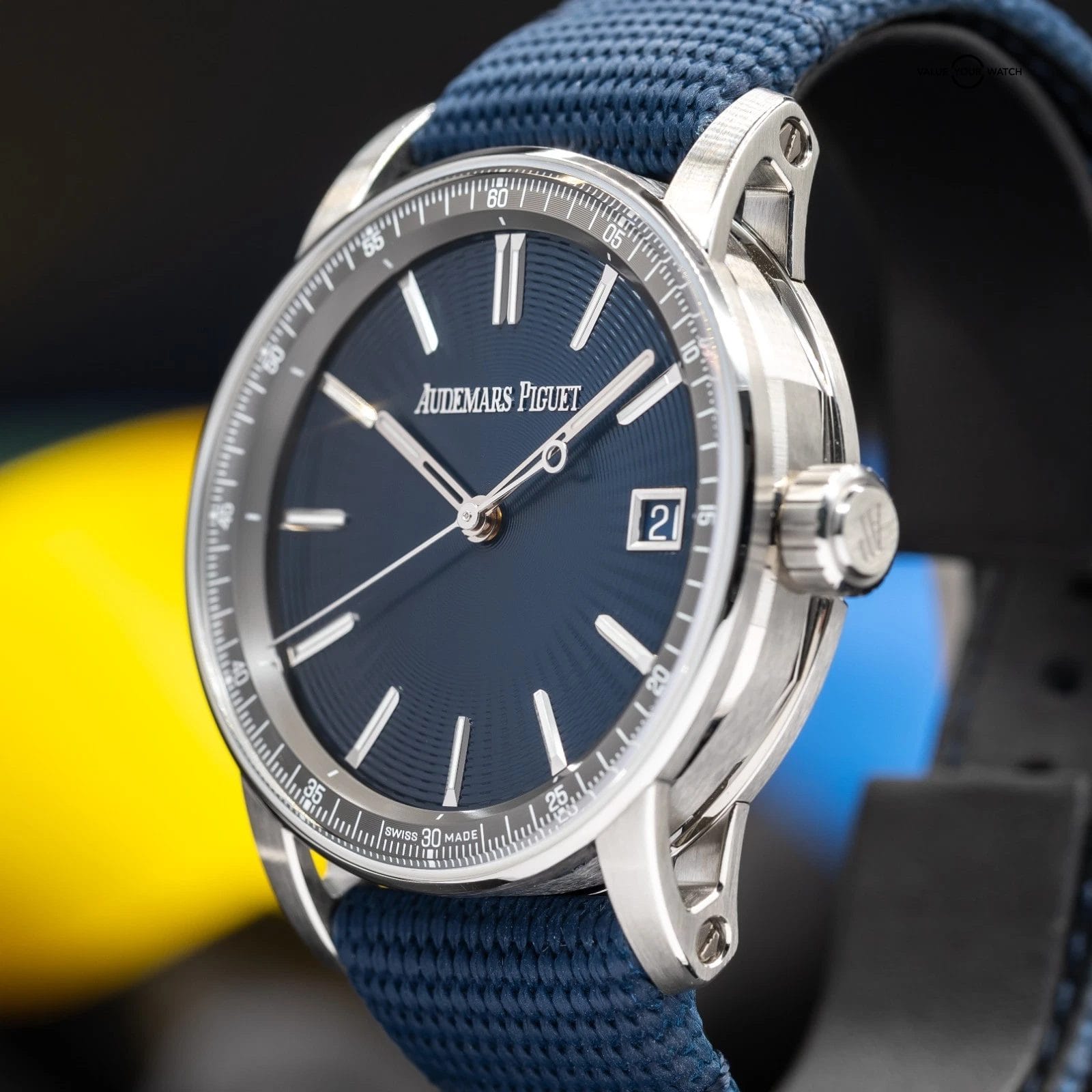 Audemars Piguet Code 11.59 Blue Men's Watch - 15210ST New & Unworn - Image 13