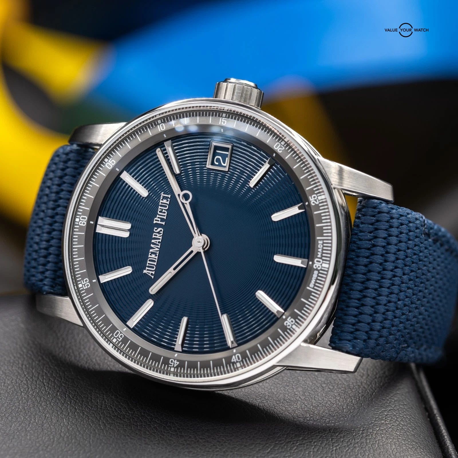 Audemars Piguet Code 11.59 Blue Men's Watch - 15210ST New & Unworn - Image 14