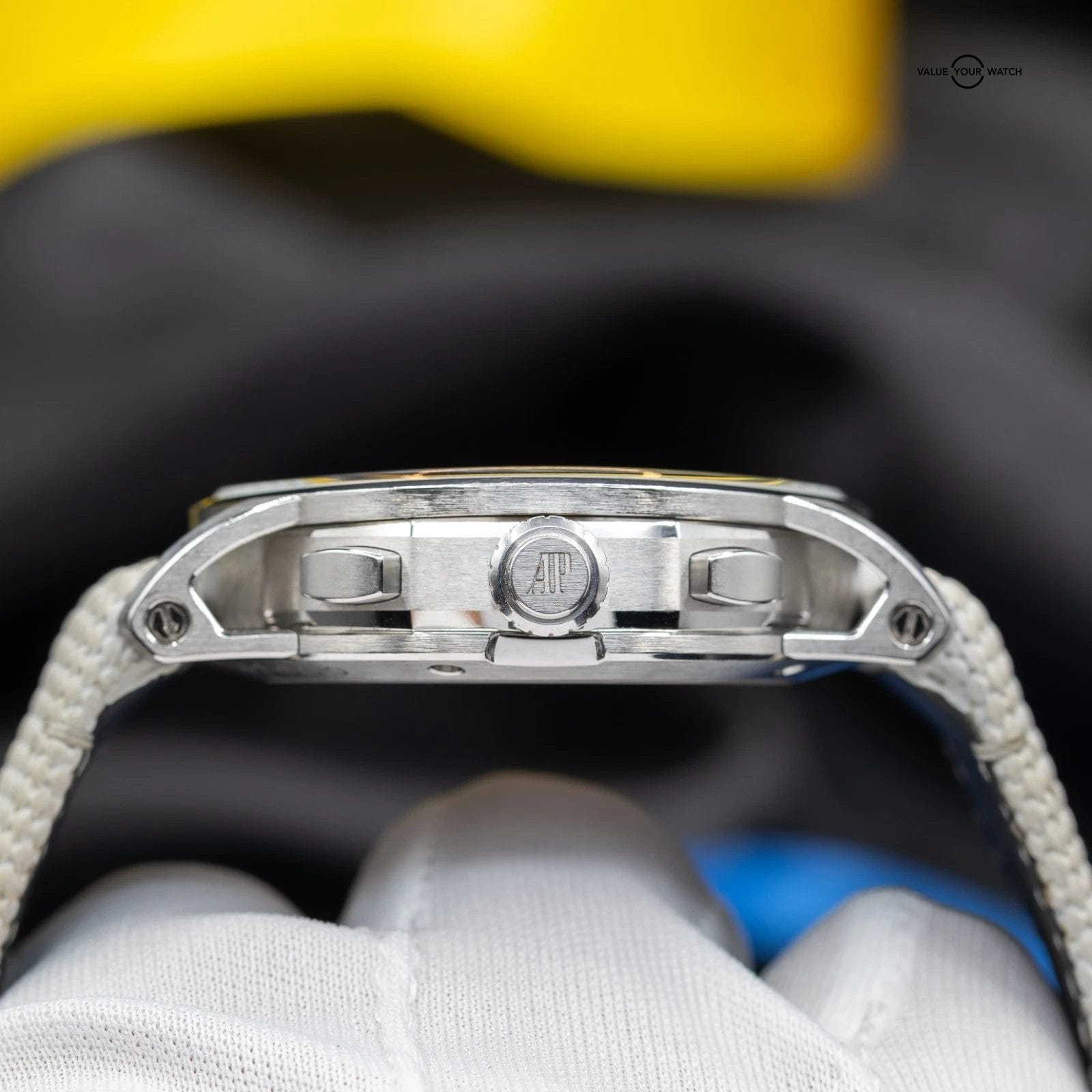 Audemars Piguet Code 11.59 Chronograph 41mm Blue Nuit Dial 26393ST Full Set - Image 4