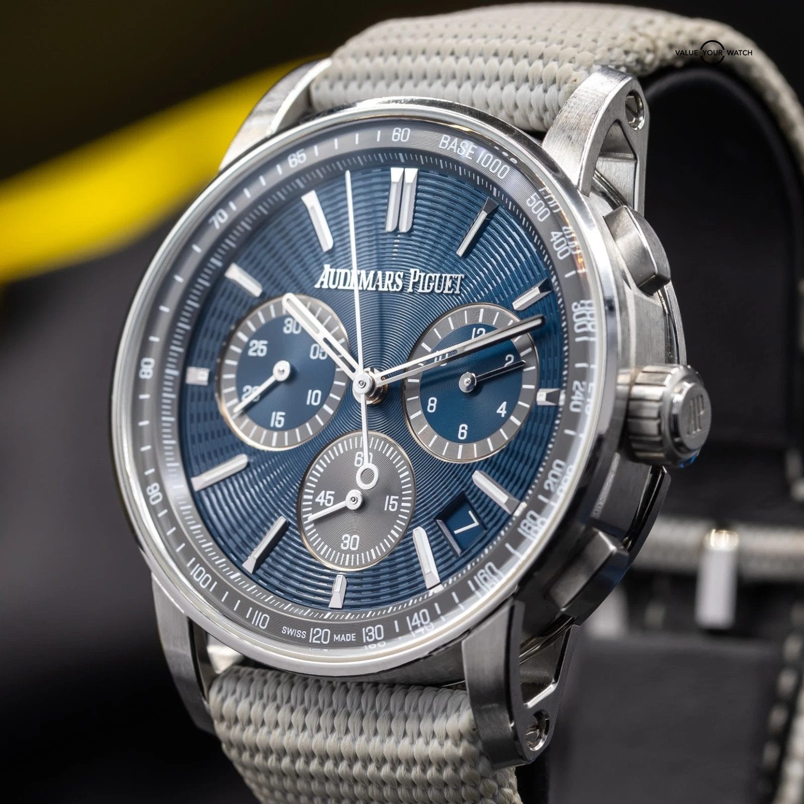 Audemars Piguet Code 11.59 Chronograph 41mm Blue Nuit Dial 26393ST Full Set - Image 16