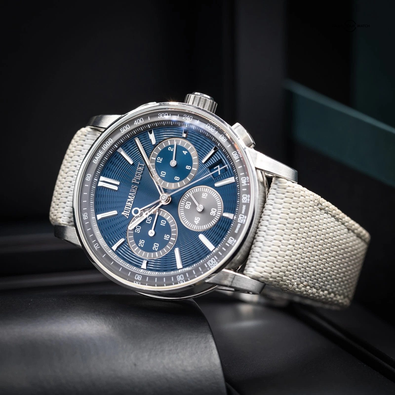 Audemars Piguet Code 11.59 Chronograph 41mm Blue Nuit Dial 26393ST Full Set - Image 5