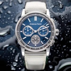 Audemars Piguet Code 11.59 Chronograph 41mm Blue Nuit Dial 26393ST Full Set