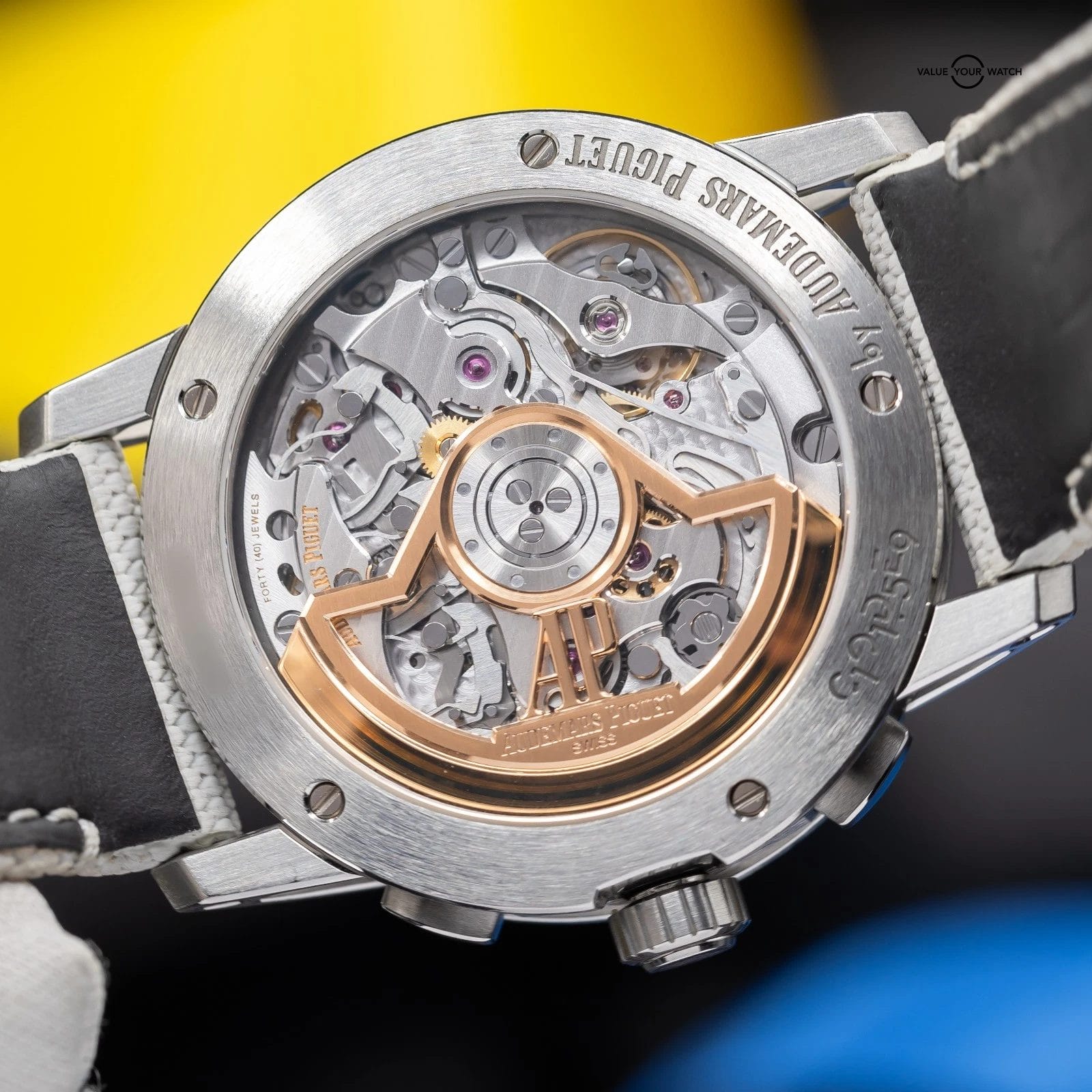 Audemars Piguet Code 11.59 Chronograph 41mm Blue Nuit Dial 26393ST Full Set - Image 12