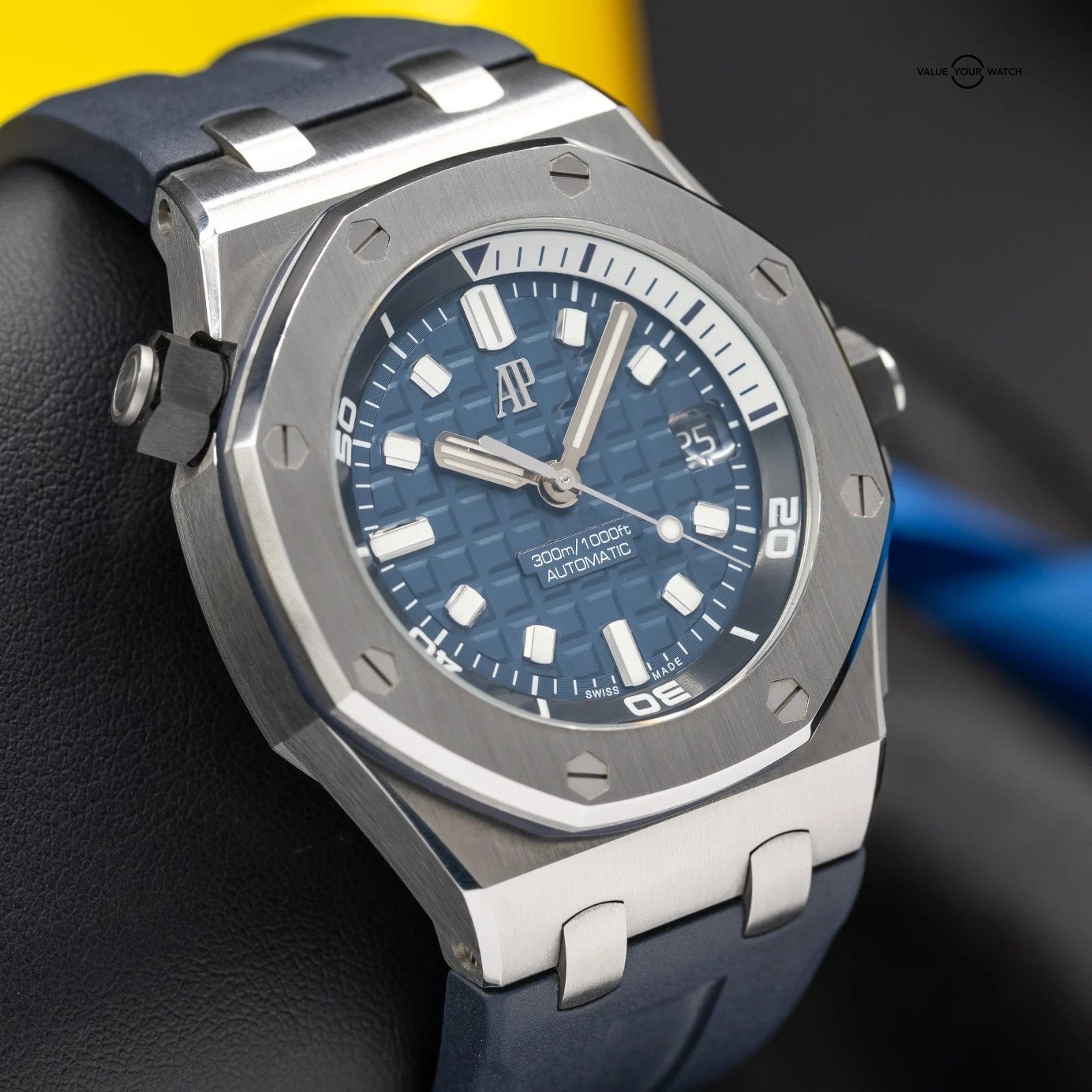 Audemars Piguet Royal Oak Offshore Diver Blue Men's Watch - 15720ST.OO.A027CA.01 - Image 15