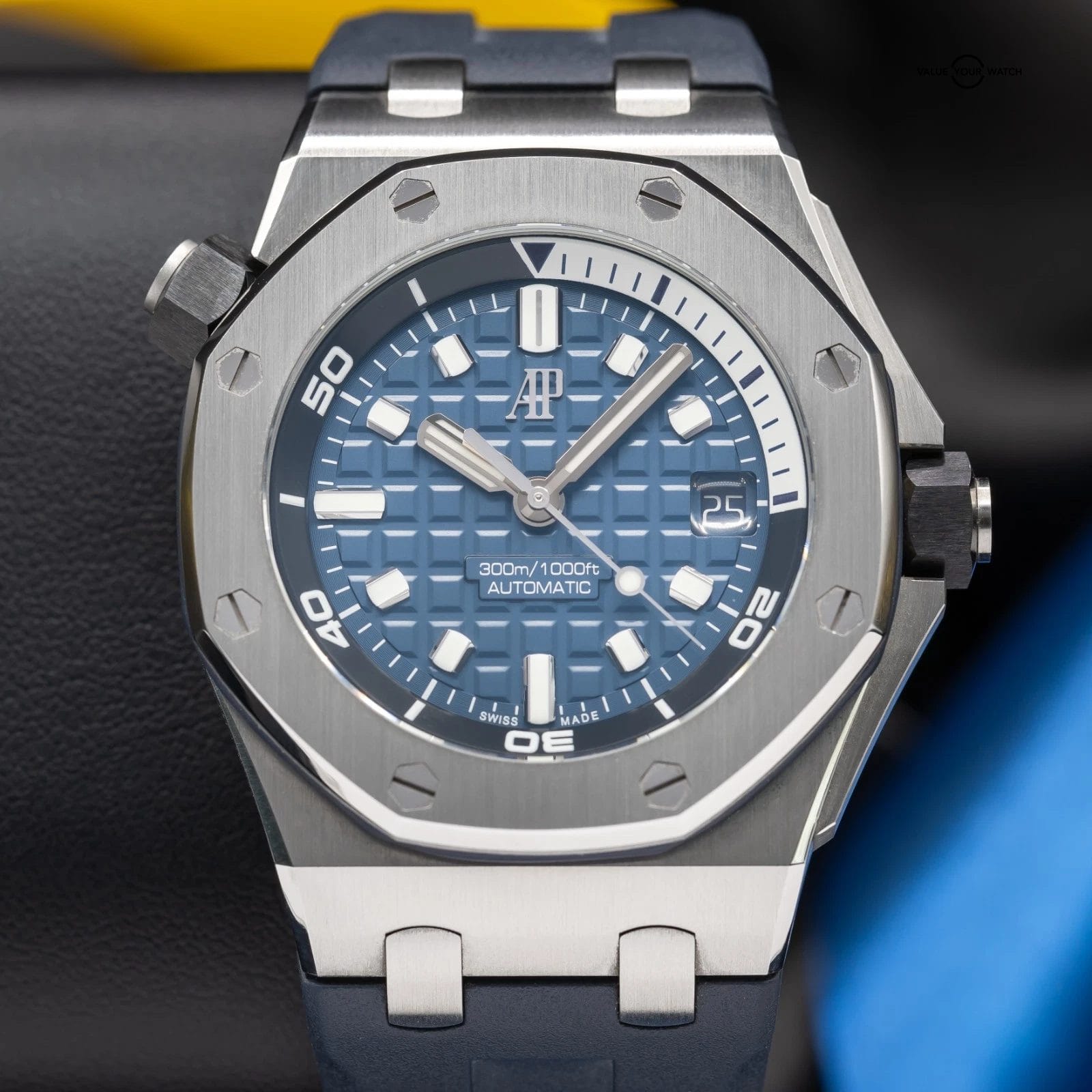 Audemars Piguet Royal Oak Offshore Diver Blue Men's Watch - 15720ST.OO.A027CA.01