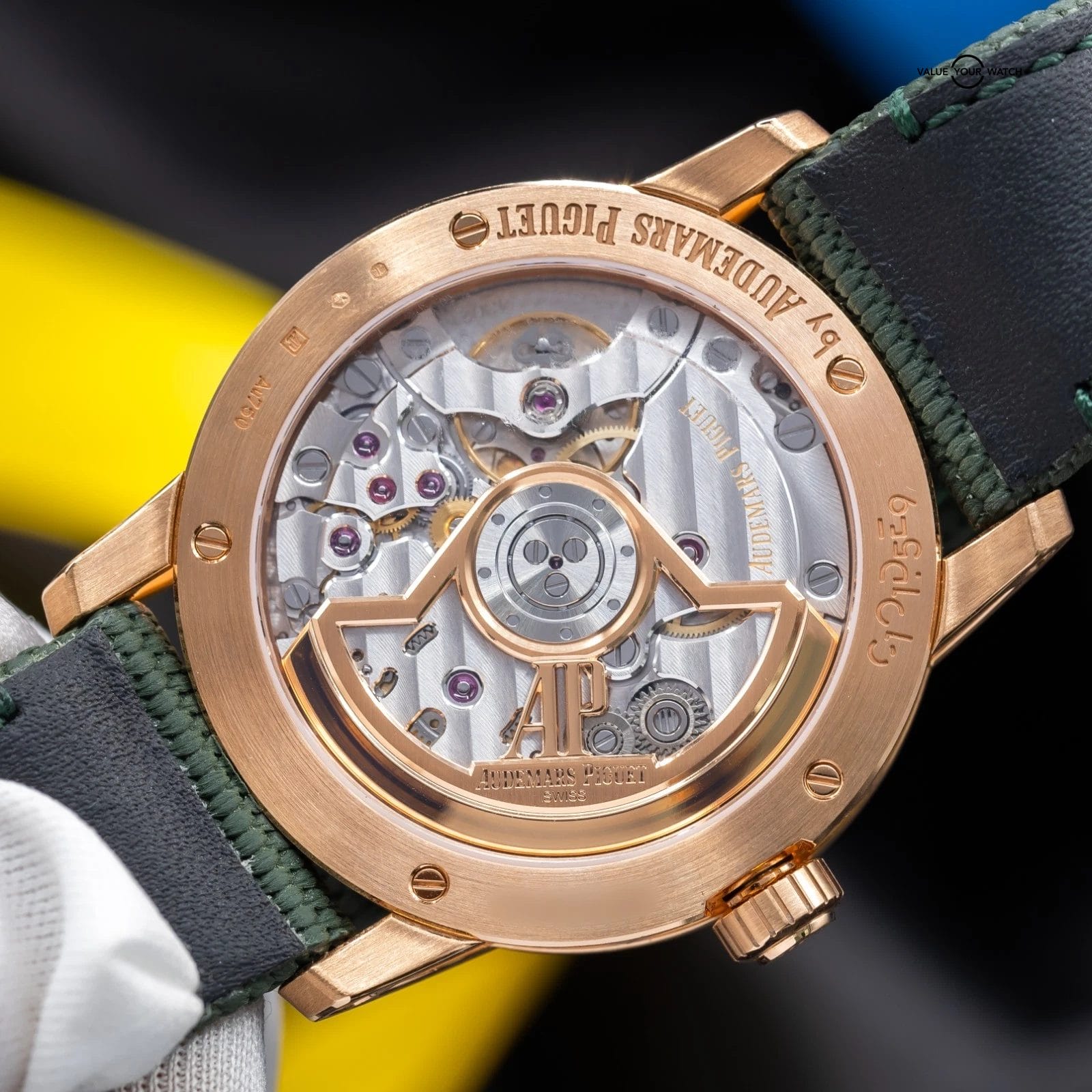 2025 Audemars Piguet Code 11.59 18K Rose Gold Green Men's Watch -15210OR-New - Image 3