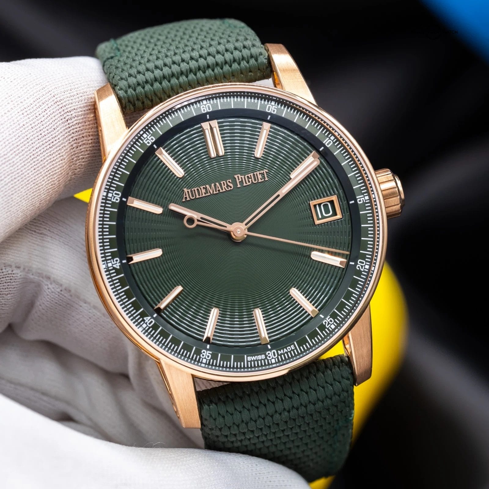 2025 Audemars Piguet Code 11.59 18K Rose Gold Green Men's Watch -15210OR-New - Image 10