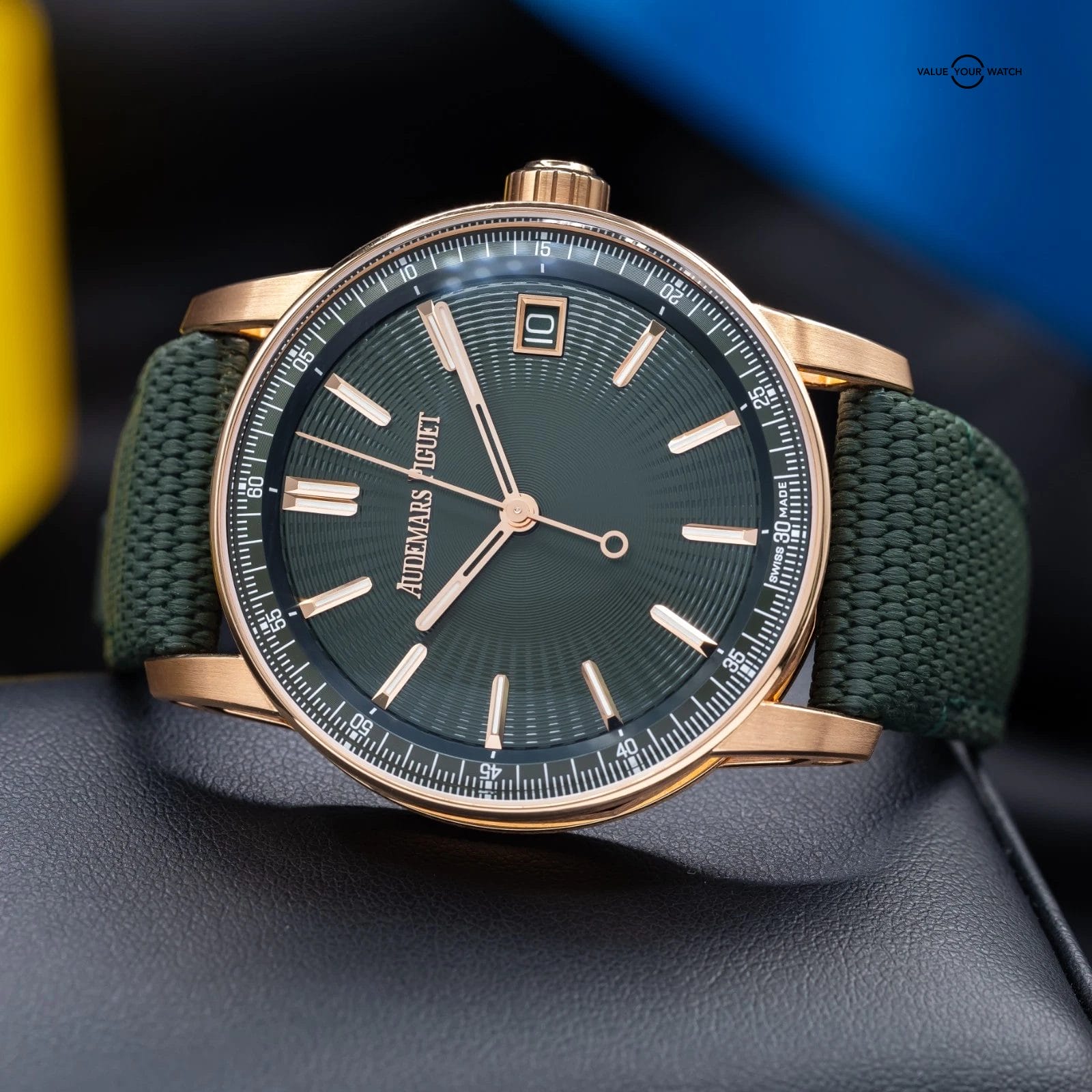 2025 Audemars Piguet Code 11.59 18K Rose Gold Green Men's Watch -15210OR-New - Image 14