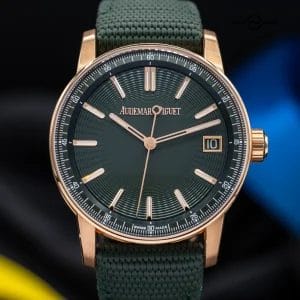 2025 Audemars Piguet Code 11.59 18K Rose Gold Green Men’s Watch -15210OR-New