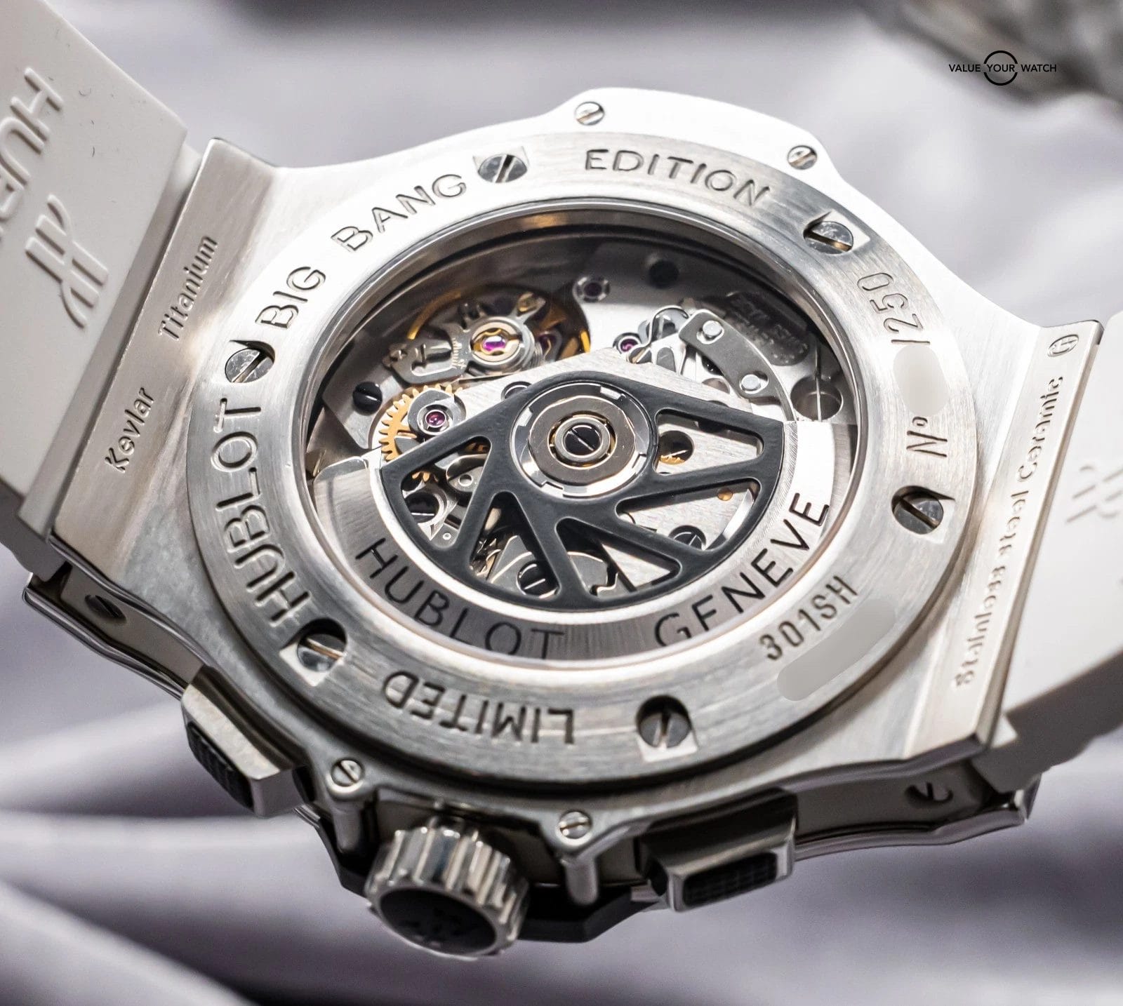 Hublot Big Bang 44 White Ceramic Steel Carbon Limited Edition 301.SH.131.RW - Image 9