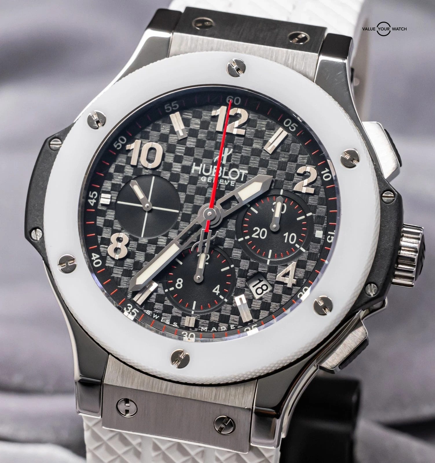 Hublot Big Bang 44 White Ceramic Steel Carbon Limited Edition 301.SH.131.RW - Image 10